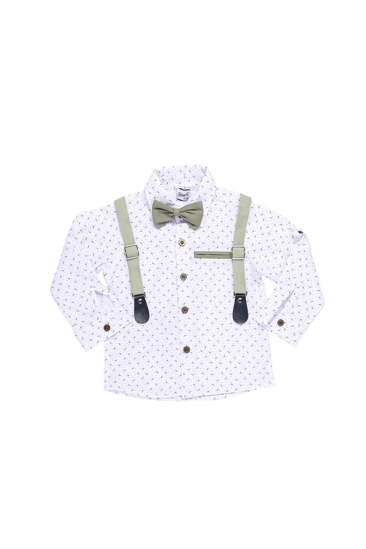 Mimbo Kids Erkek Çocuk Gömlek Pantolon 2'li Takım