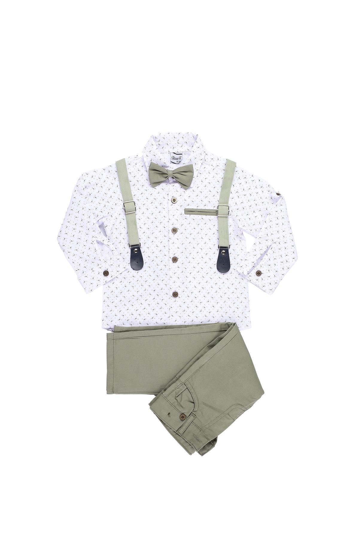 Mimbo Kids Erkek Çocuk Gömlek Pantolon 2'li Takım