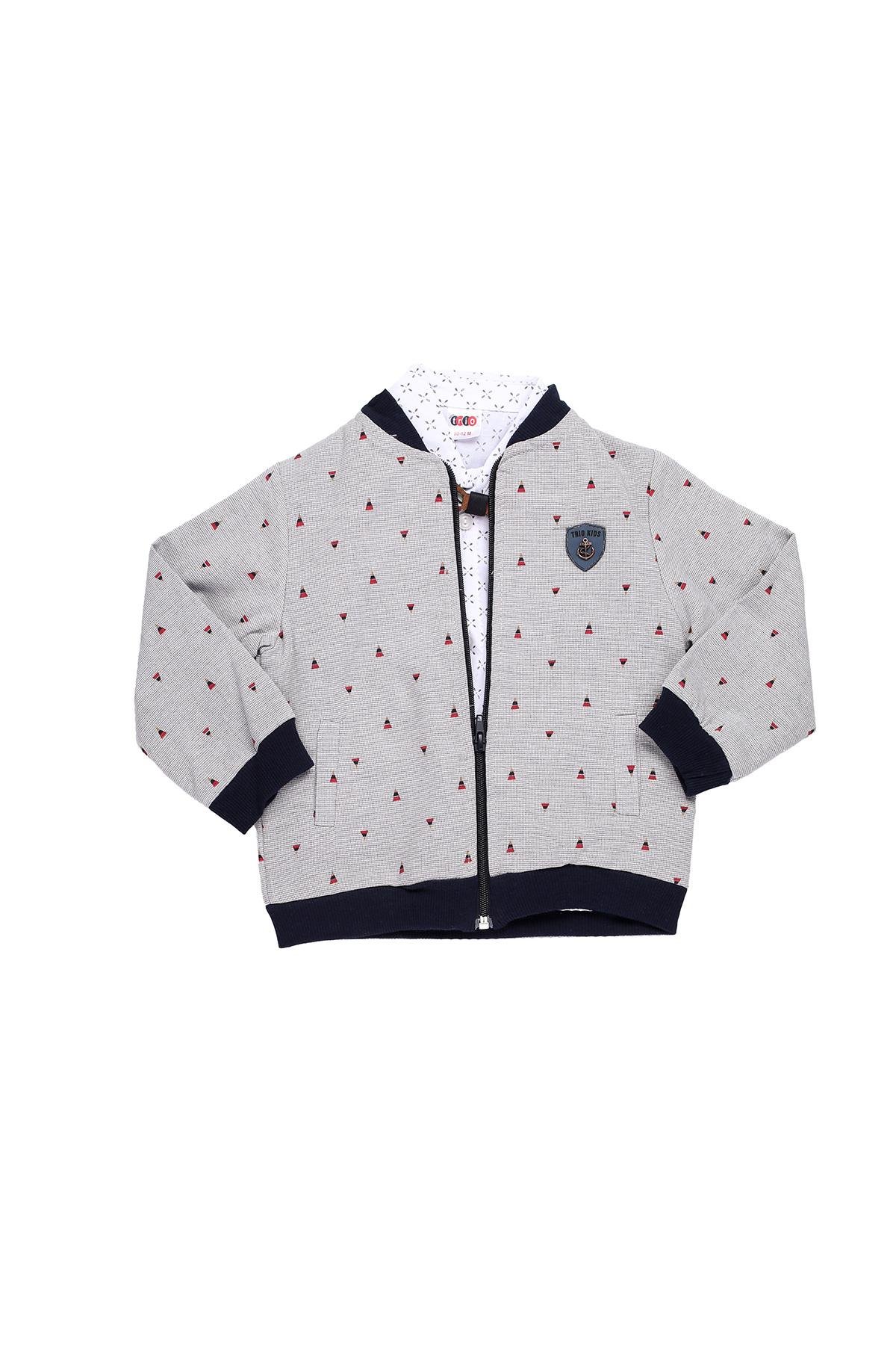 Mimbo Kids Erkek Çocuk Mevsimlik Mont ve Pantolon 3'lü Takım