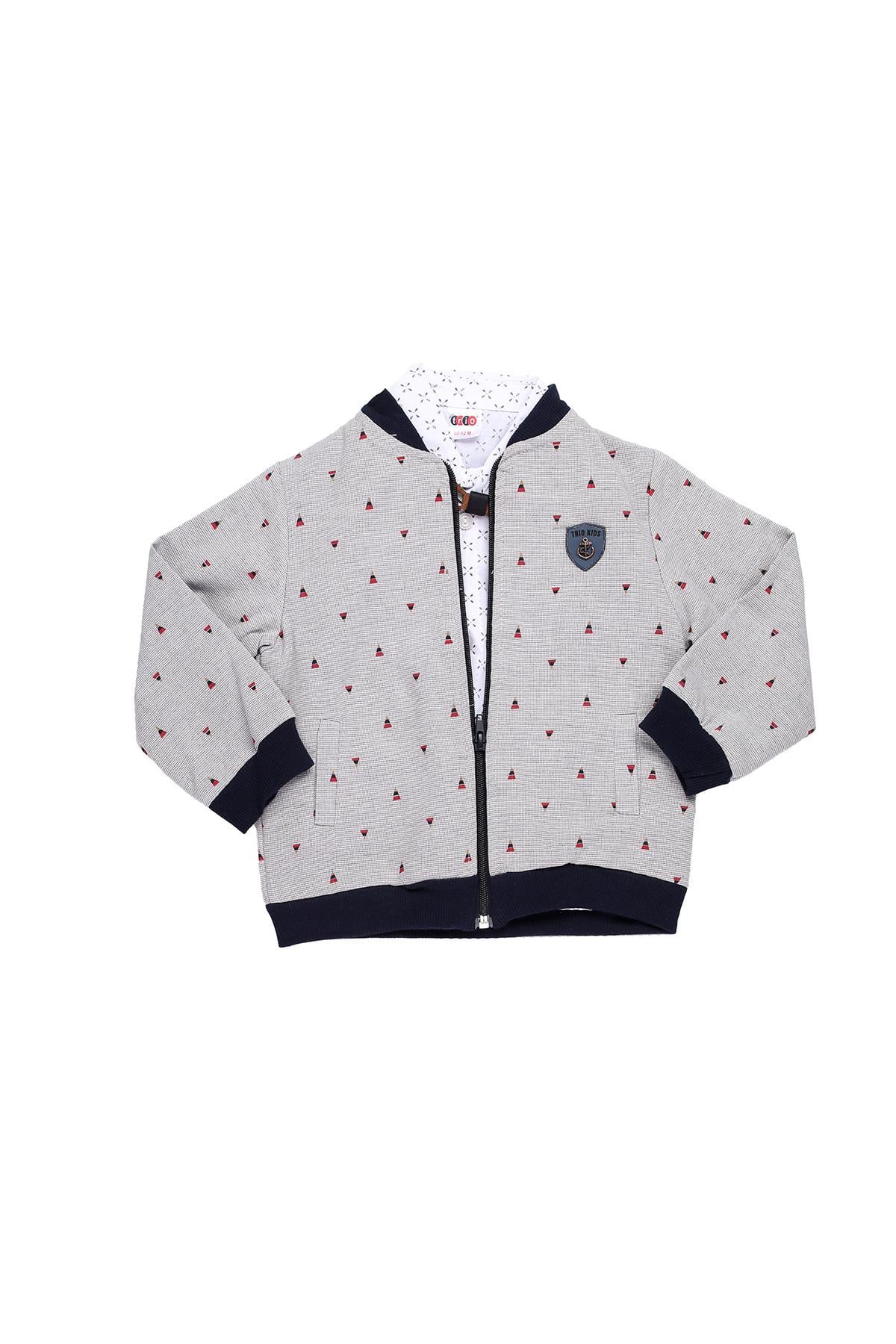Mimbo Kids Erkek Çocuk Mevsimlik Mont ve Pantolon 3'lü Takım