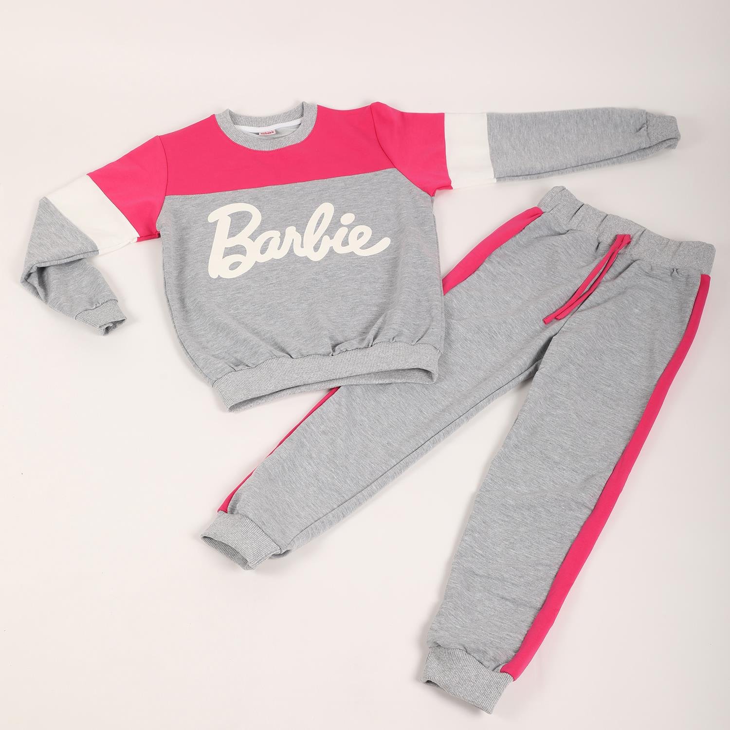 Mimbo Kids Kız Çocuk 8-9  ve 12-13 Yaş Arası Barbie Eşofman Takımı