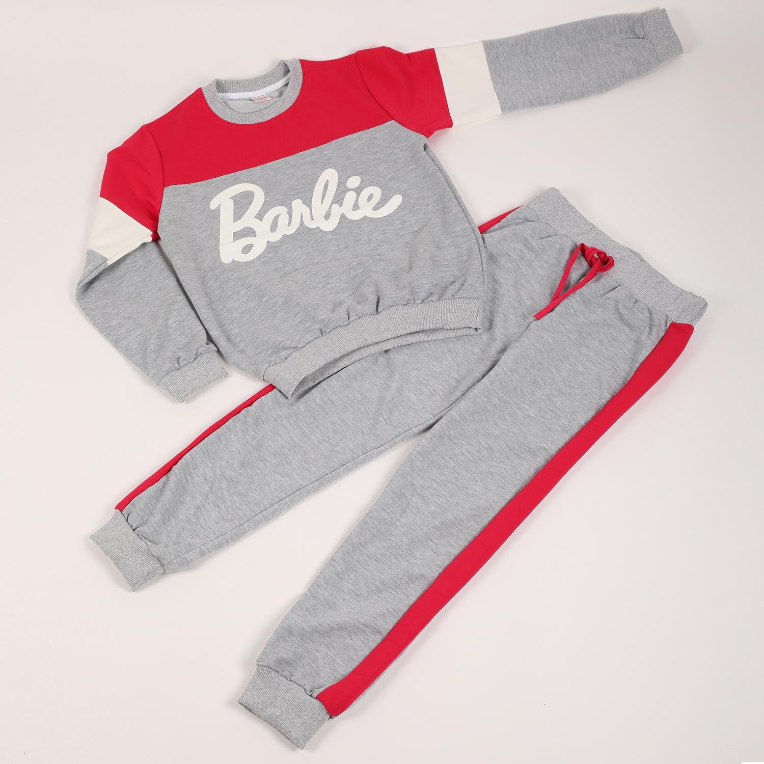 Mimbo Kids Kız Çocuk 8-9  ve 12-13 Yaş Arası Barbie Eşofman Takımı
