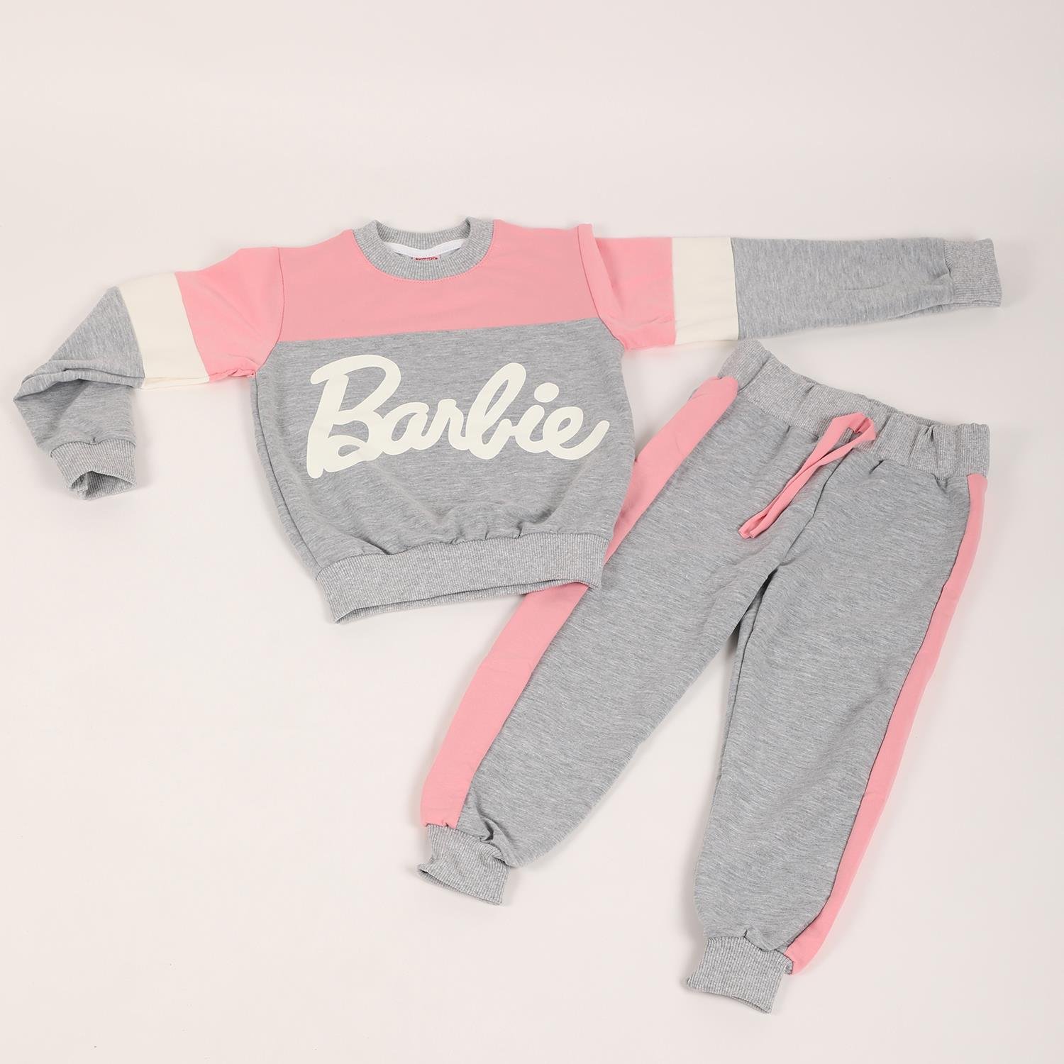 Mimbo Kids Kız Çocuk Barbie Desenli Eşofman Takımı