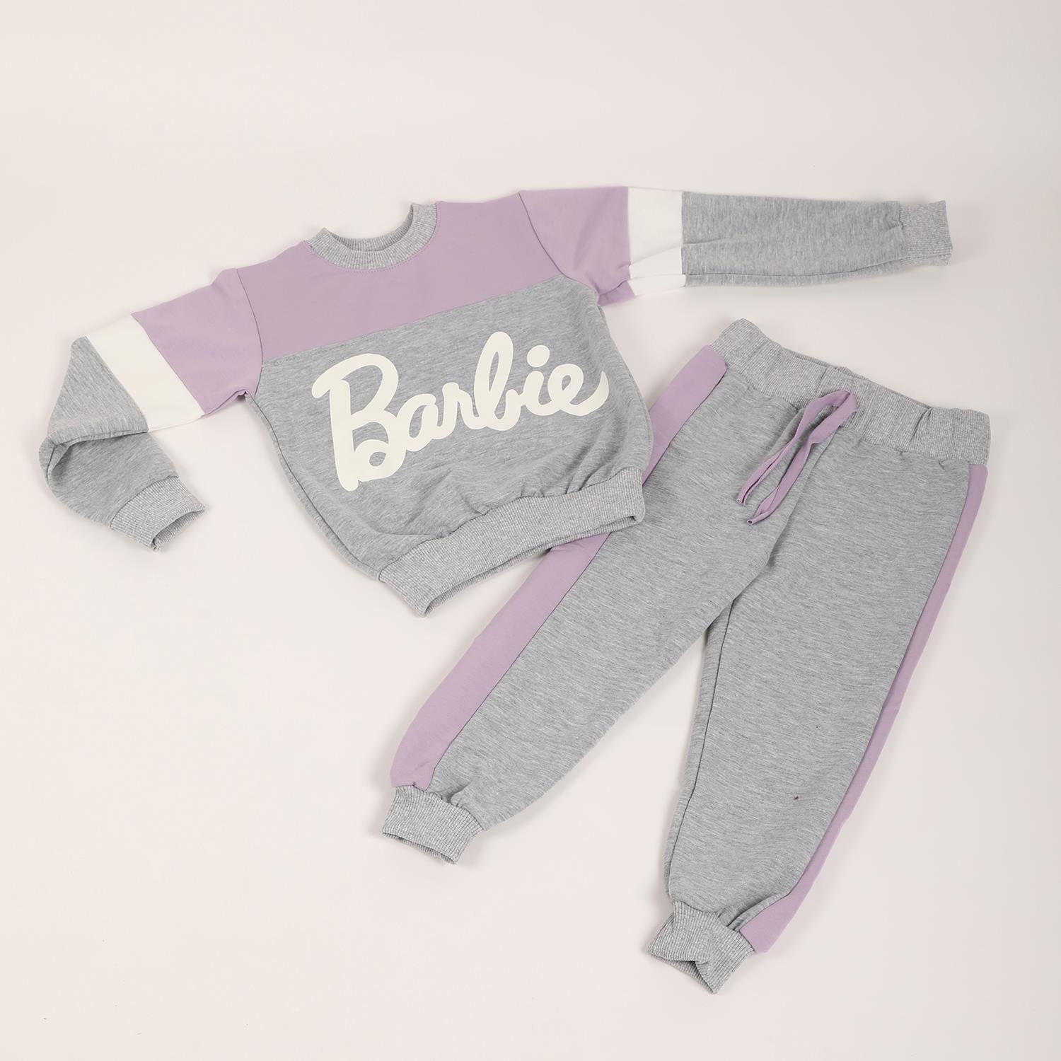 Mimbo Kids Kız Çocuk Barbie Desenli Eşofman Takımı