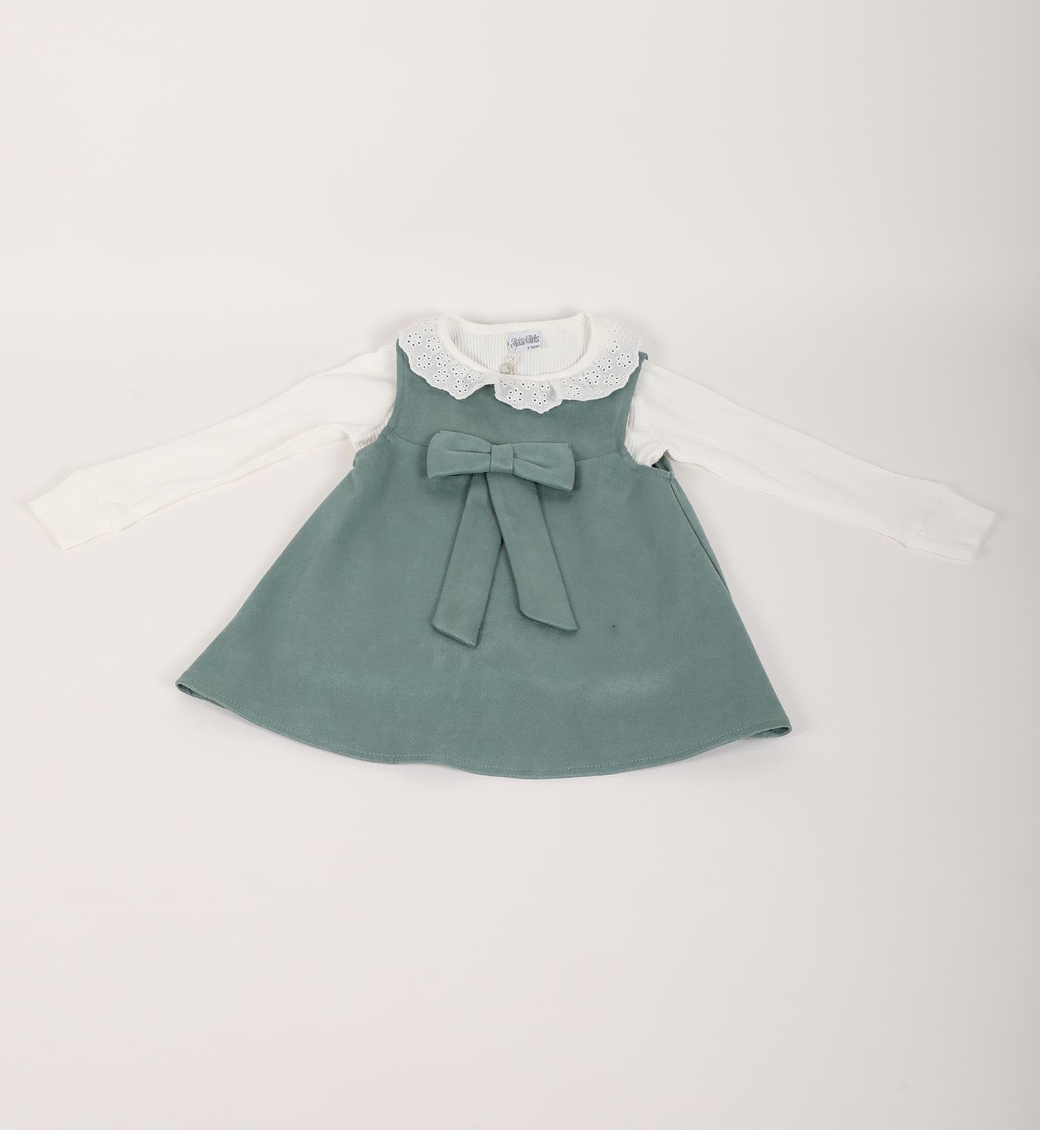 Mimbo Kids Kız Çocuk Scuba Elbise Body Takım