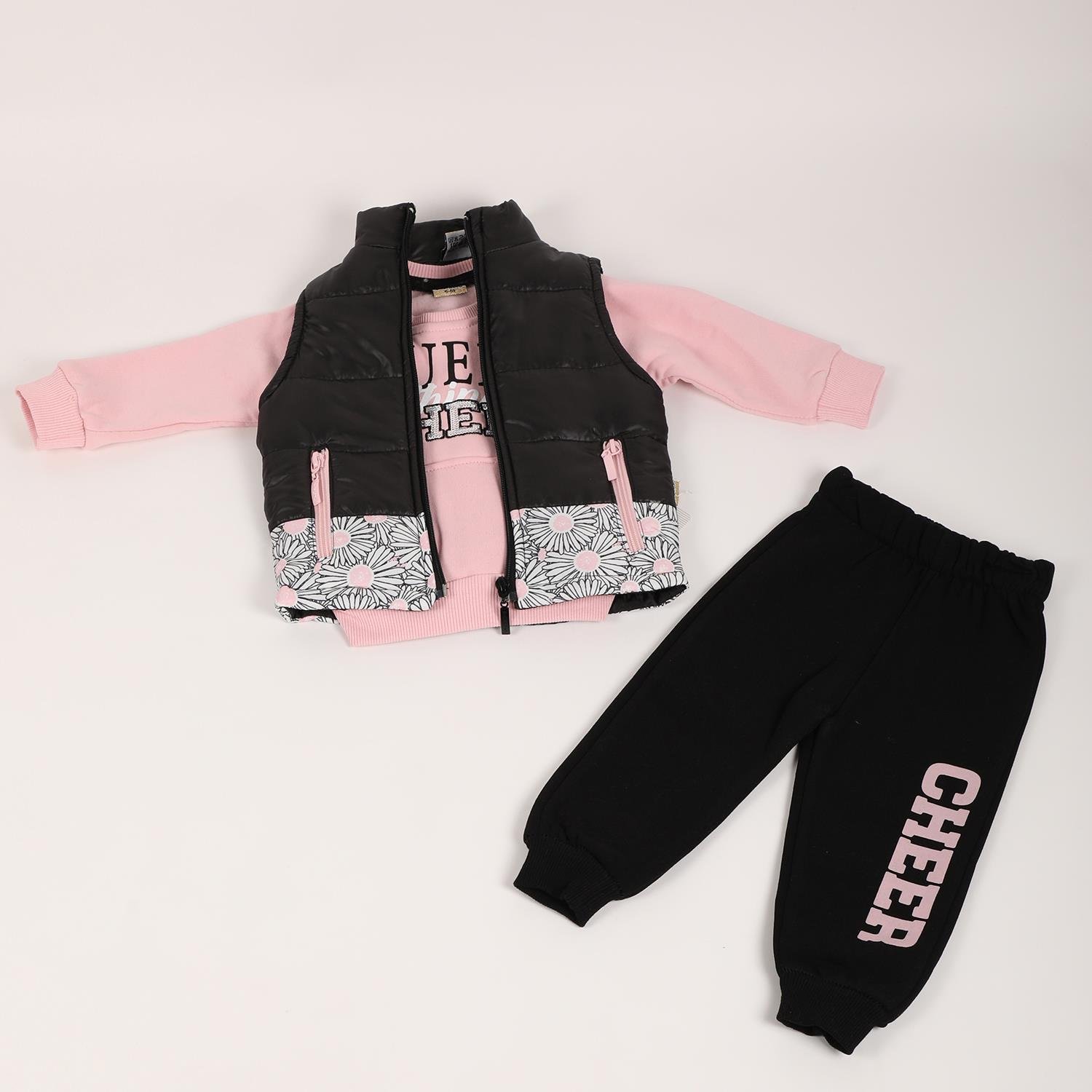 Mimbo Kids Kız Çocuk Yelekli Eşofman Takımı