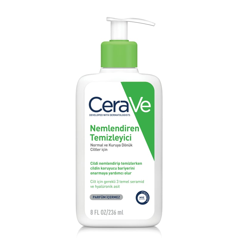 CERAVE NEMLENDİREN TEMİZLEYİCİ YÜZ VE VÜCUT 236ML