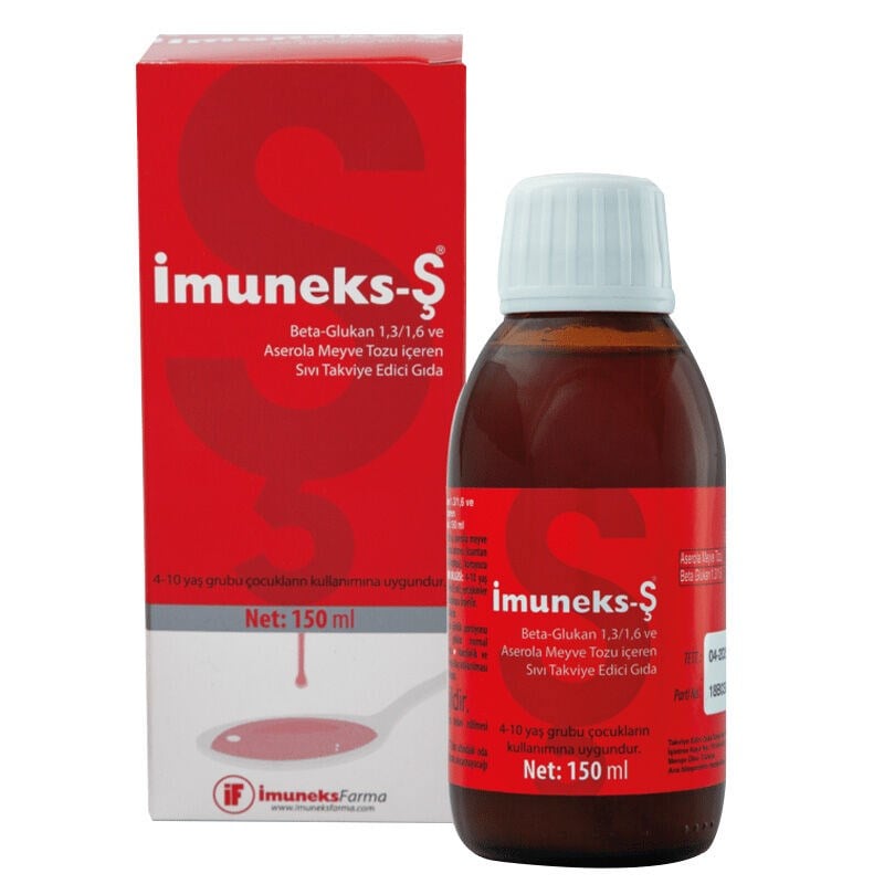 IMUNEKS TAKVİYE EDİCİ GIDA ŞURUP 150 ML
