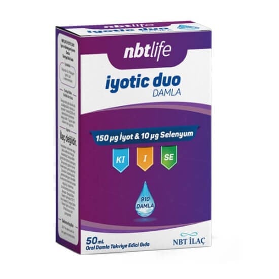 Nbt Life İyotic Duo Damla Takviye Edici Gıda 50 ml