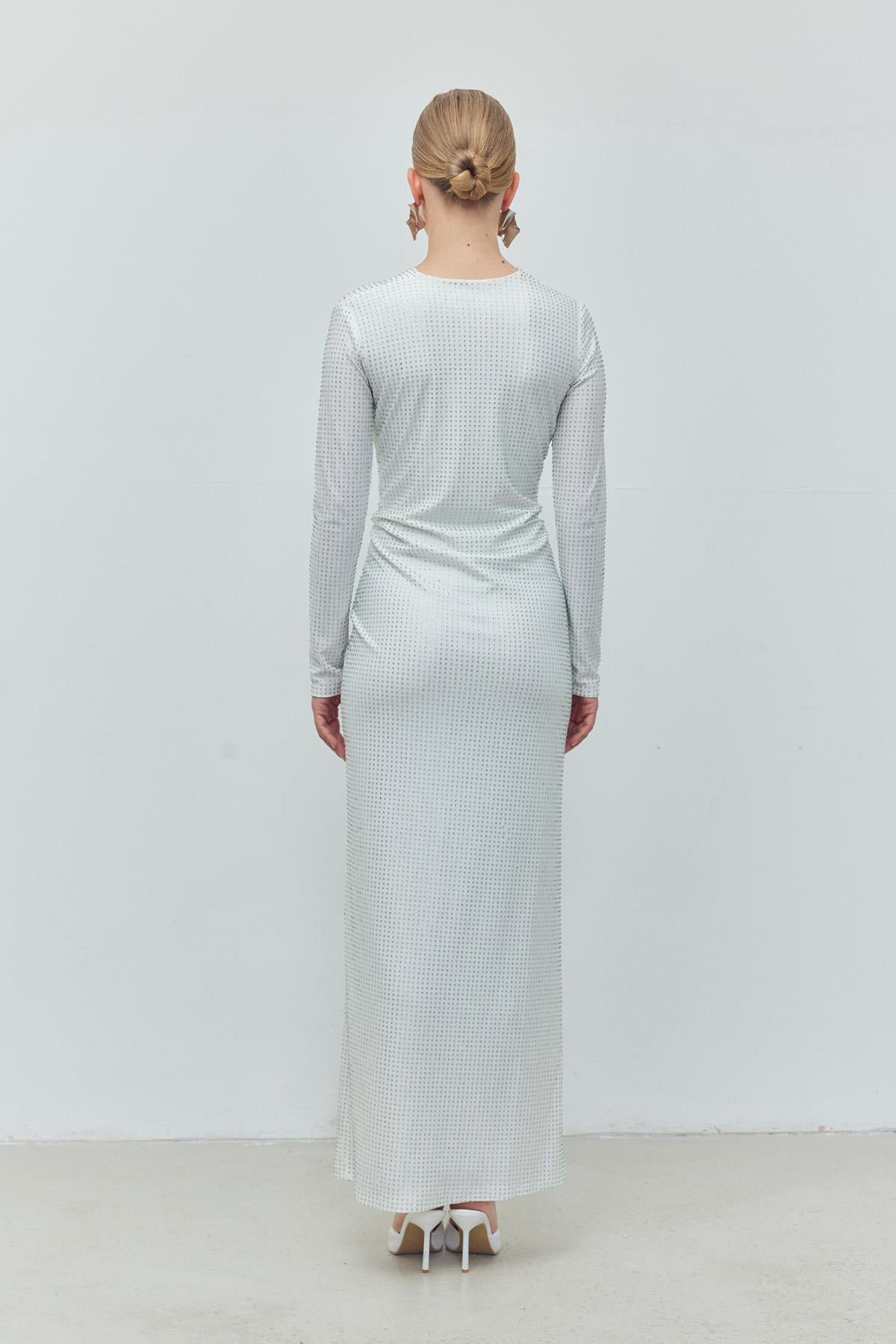 Diamond Drape Dress