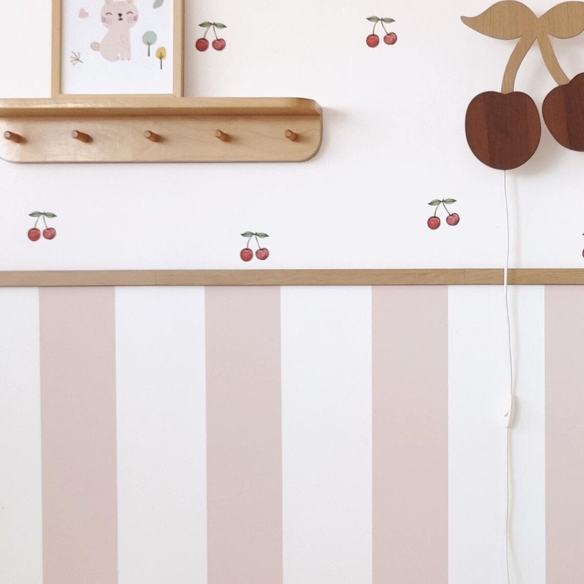  ( PP-46 ) Bebek & Çocuk Odası Ahşap Düz Bordür 3mm Kabartmalı Şerit Boyanabilir