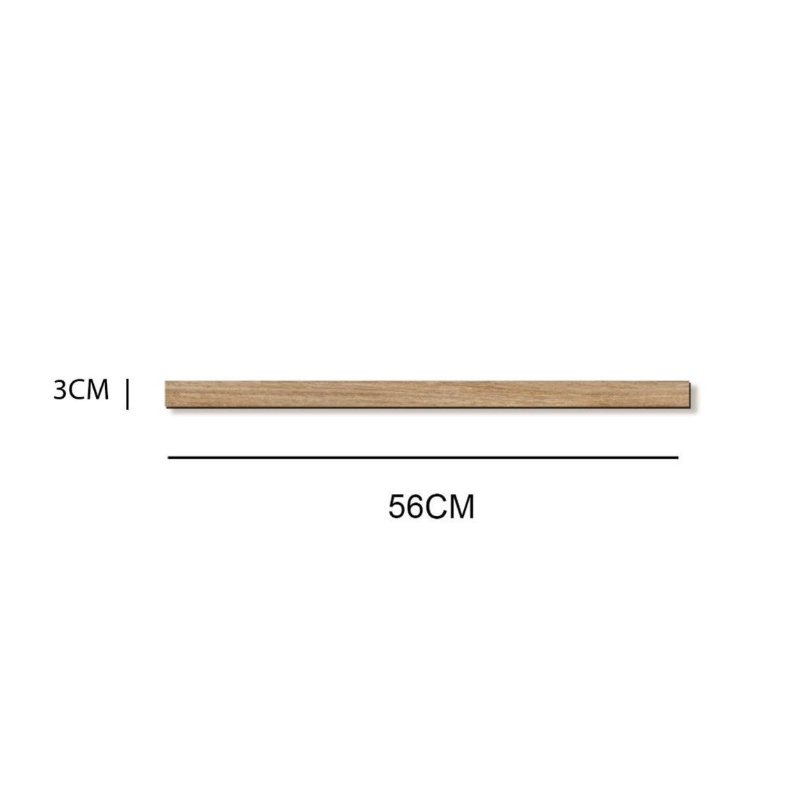  ( PP-46 ) Bebek & Çocuk Odası Ahşap Düz Bordür 3mm Kabartmalı Şerit Boyanabilir