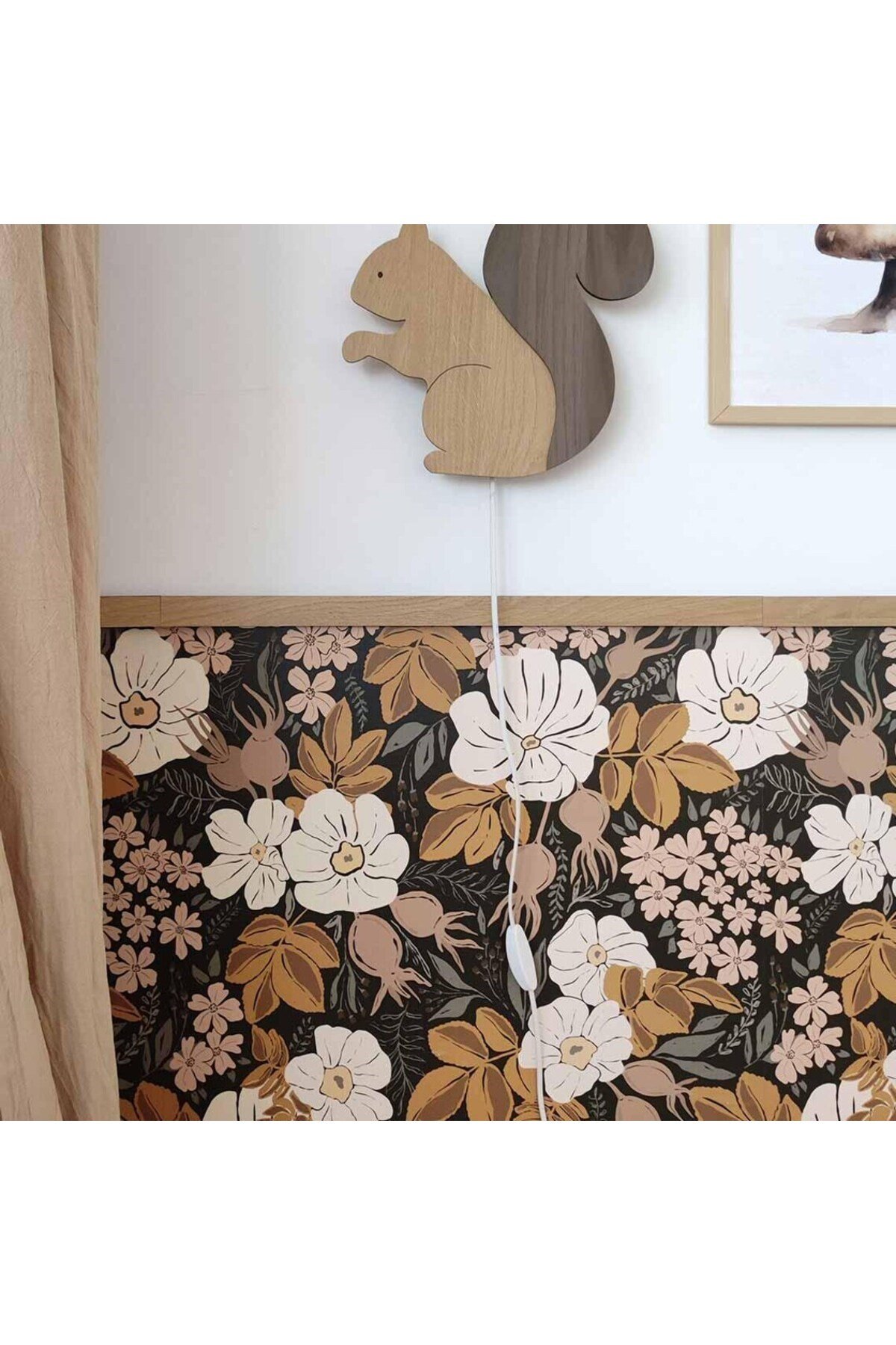 ( PP-46 ) Bebek & Çocuk Odası Ahşap Düz Bordür 3mm Kabartmalı Şerit Boyanabilir