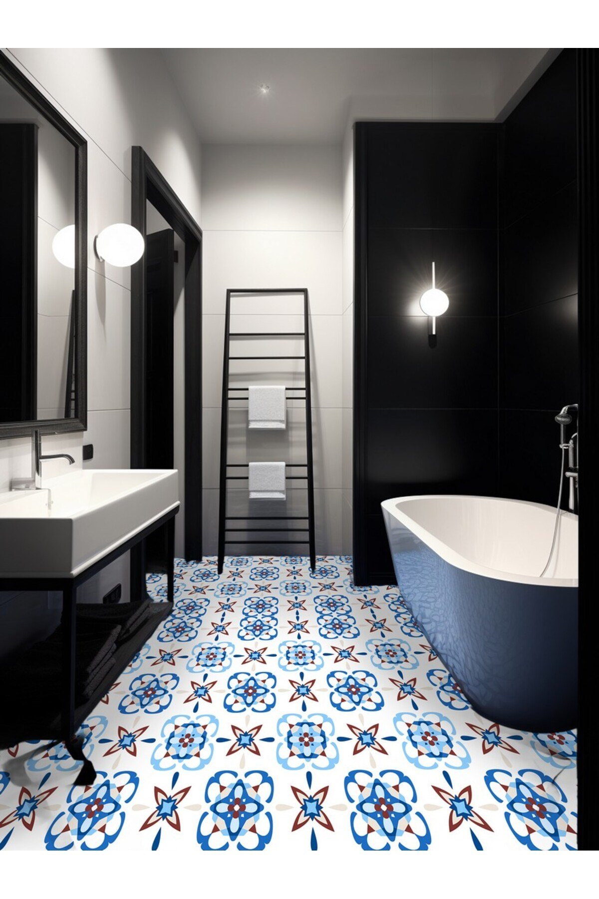 21 Code YAPIŞKANLI DESENLİ FOLYO DUVAR DOLAP MUTFAK TEZGAH ARASI FOLYO KAPLAMA(50x100cm)