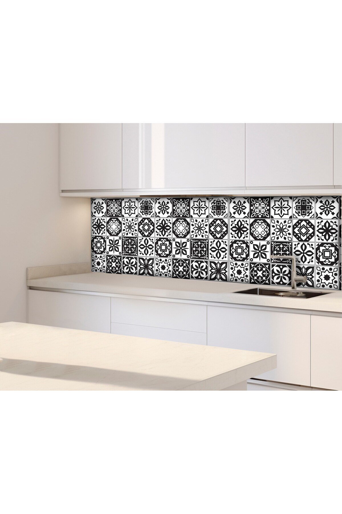 25 Code YAPIŞKANLI DESENLİ FOLYO DUVAR DOLAP MUTFAK TEZGAH ARASI FOLYO KAPLAMA(50x100cm)