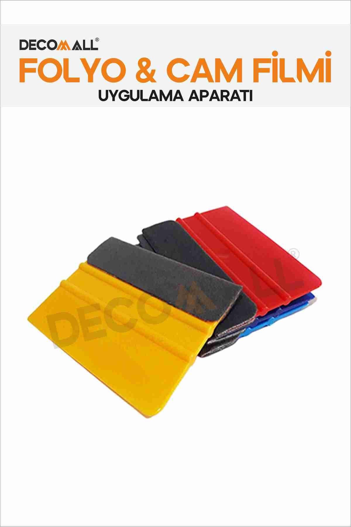 4 lü Set Silikon + Silikon Tabancası + Ragle + Maket Bıçağı Folyo Uygulama Aparatı Seti