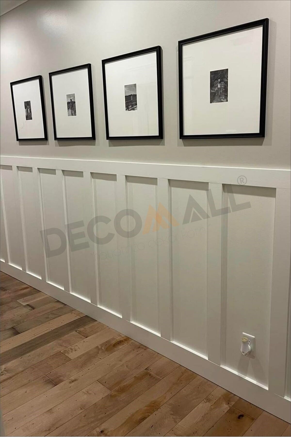 8 x 100 cm 5 Adet İskandinav Duvar Çitası Boyanabilir Dekorasyon Çitası Bohem Duvar Kaplama