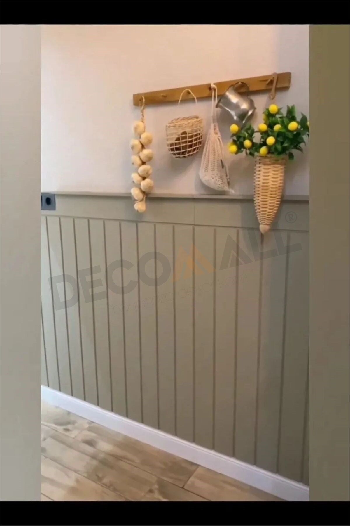 Ahşap Duvar Panel Kaplama Çita Kaplama Boyanabilir Dekoratif Panel 6mm 50 x 100 cm
