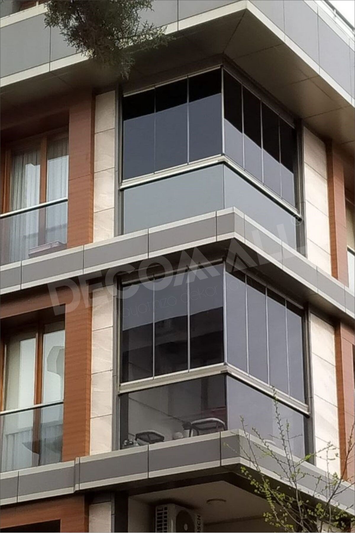 Cam Balkon Cam Filmi Kaplama Siyah Koyu Kaplama Güvenlik Filmi 50 cm x 200 cm