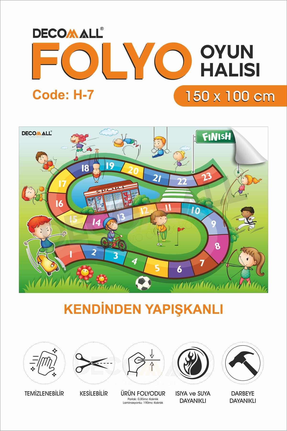 ÇOCUK ODASI H-007 OYUN MATI ZEMİN KAPLAMA KENDİNDEN YAPIŞKANLI OYUN SETİ ÖĞRETİCİ SET