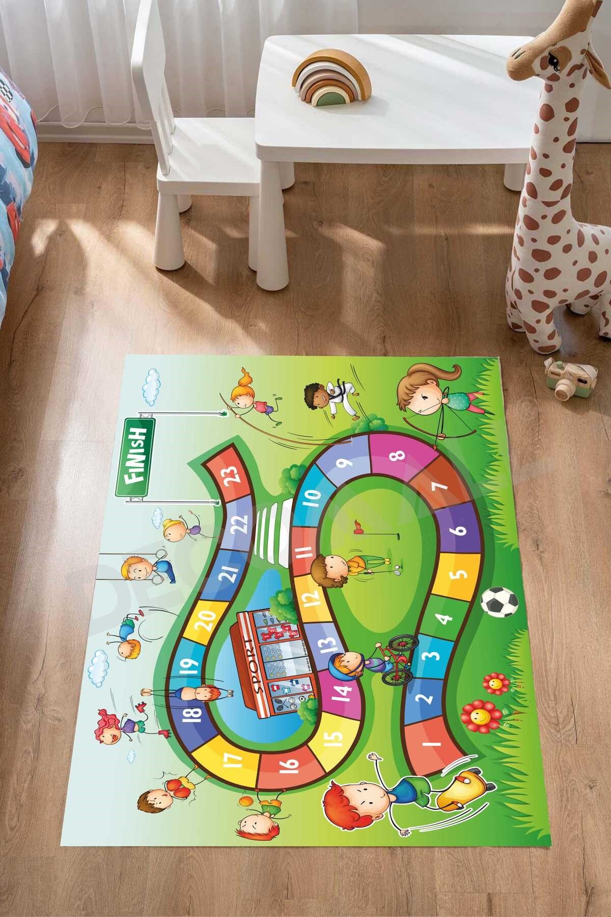 ÇOCUK ODASI H-007 OYUN MATI ZEMİN KAPLAMA KENDİNDEN YAPIŞKANLI OYUN SETİ ÖĞRETİCİ SET