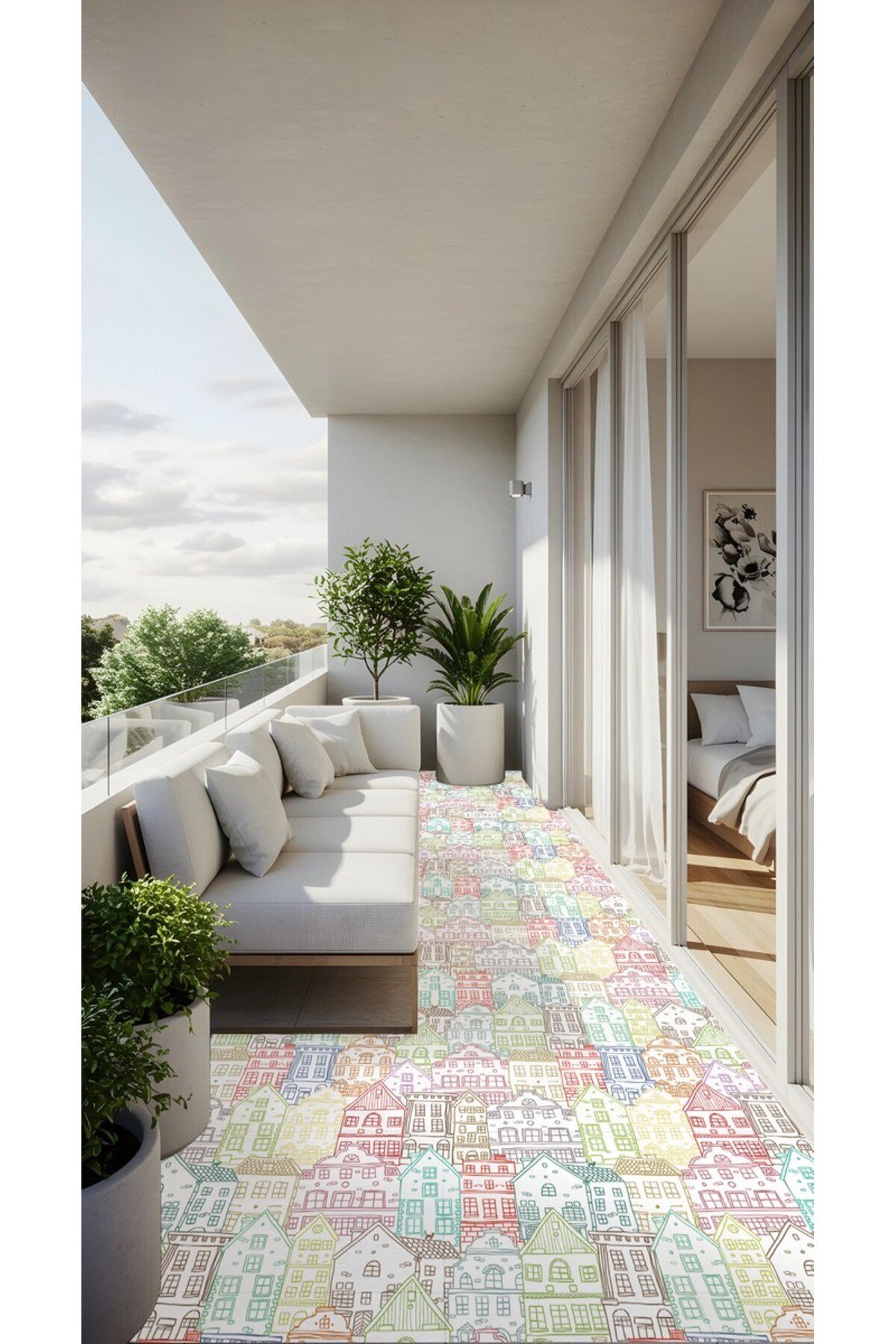 Code 31 Yapışkanlı Desenli Folyo Duvar Dolap Mutfak Tezgah Arası Folyo Kaplama(50X100CM)