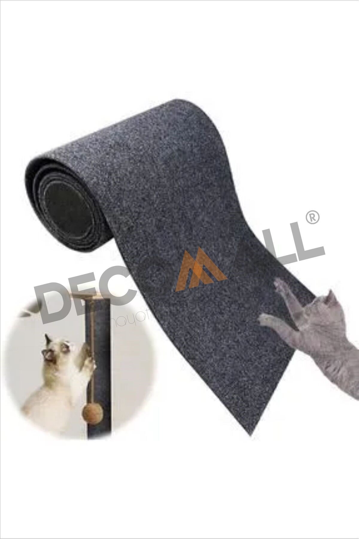 DD 30 x 100 cm Kedi Koltuk Tırmalama Koruyucu Keçe Mobilya Tırmalama Önleyici Koruma Asılabilir