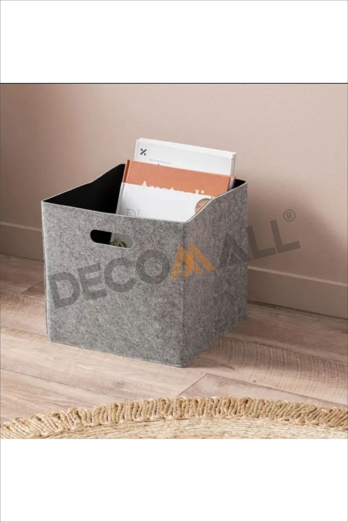 DD x1 Adet Çok Amaçlı Keçe Kutu Organizer Dolap Içi Düzenleyici Saklama Kutusu Dolap İçi