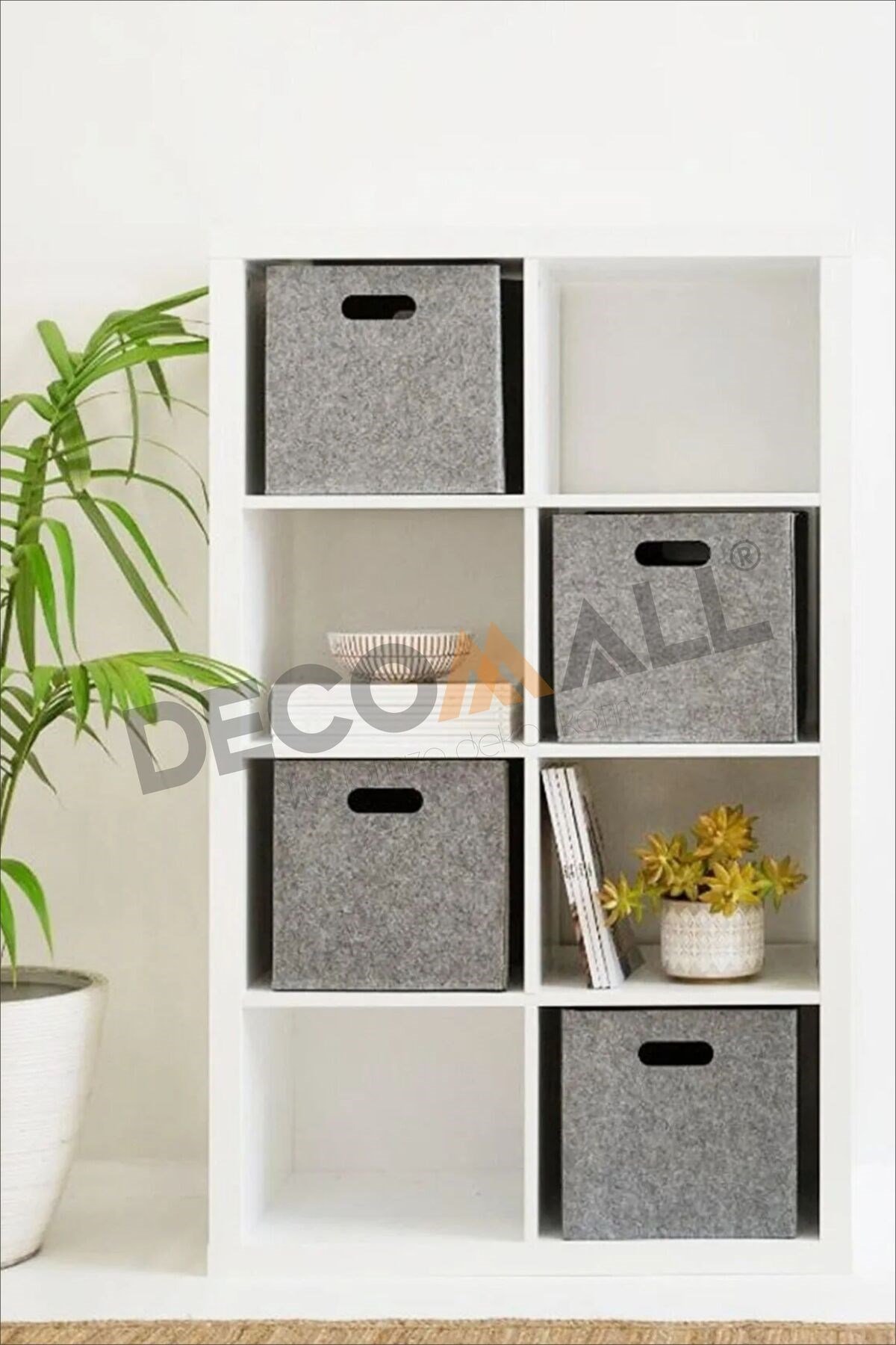 DD x2 Adet Çok Amaçlı Keçe Kutu Organizer Dolap Içi Düzenleyici Saklama Kutusu Dolap İçi
