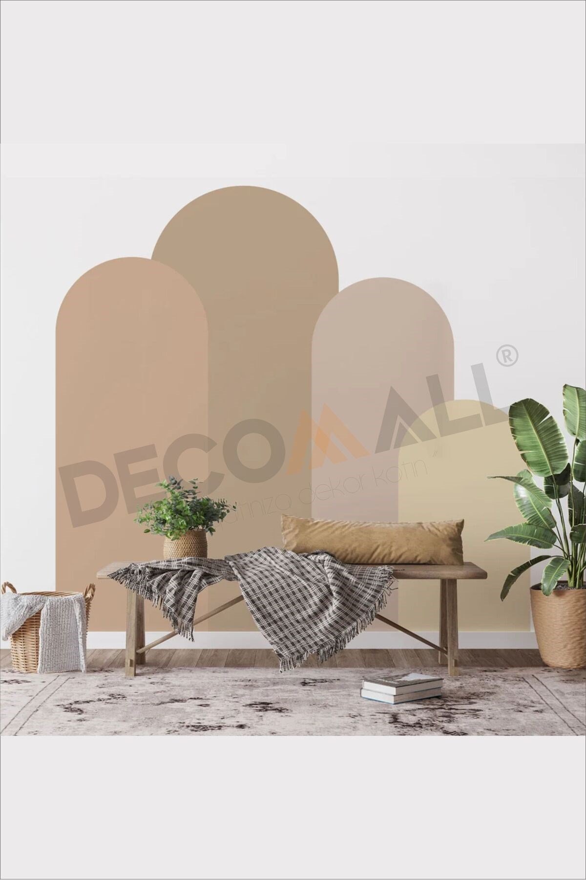 DS-20 DUVAR 4 lü KENDİNDEN YAPIŞKANLI BOHEM SETİ KEMER PİNTEREST TASARIM MODERN