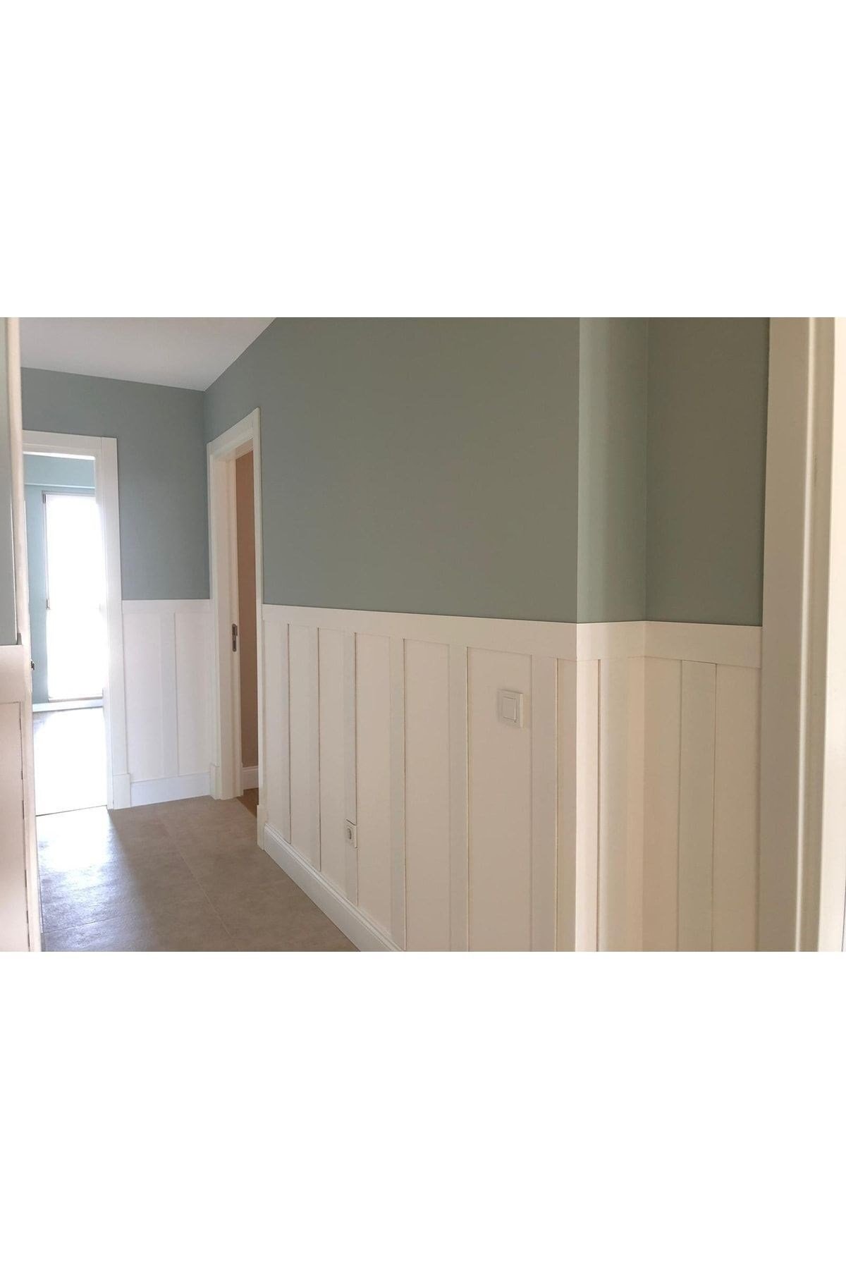 Iskandinav Duvar Çıtası 1 Paket ( 4 Adet )100x8. Dekoratif, Mdf Duvar Çıtası