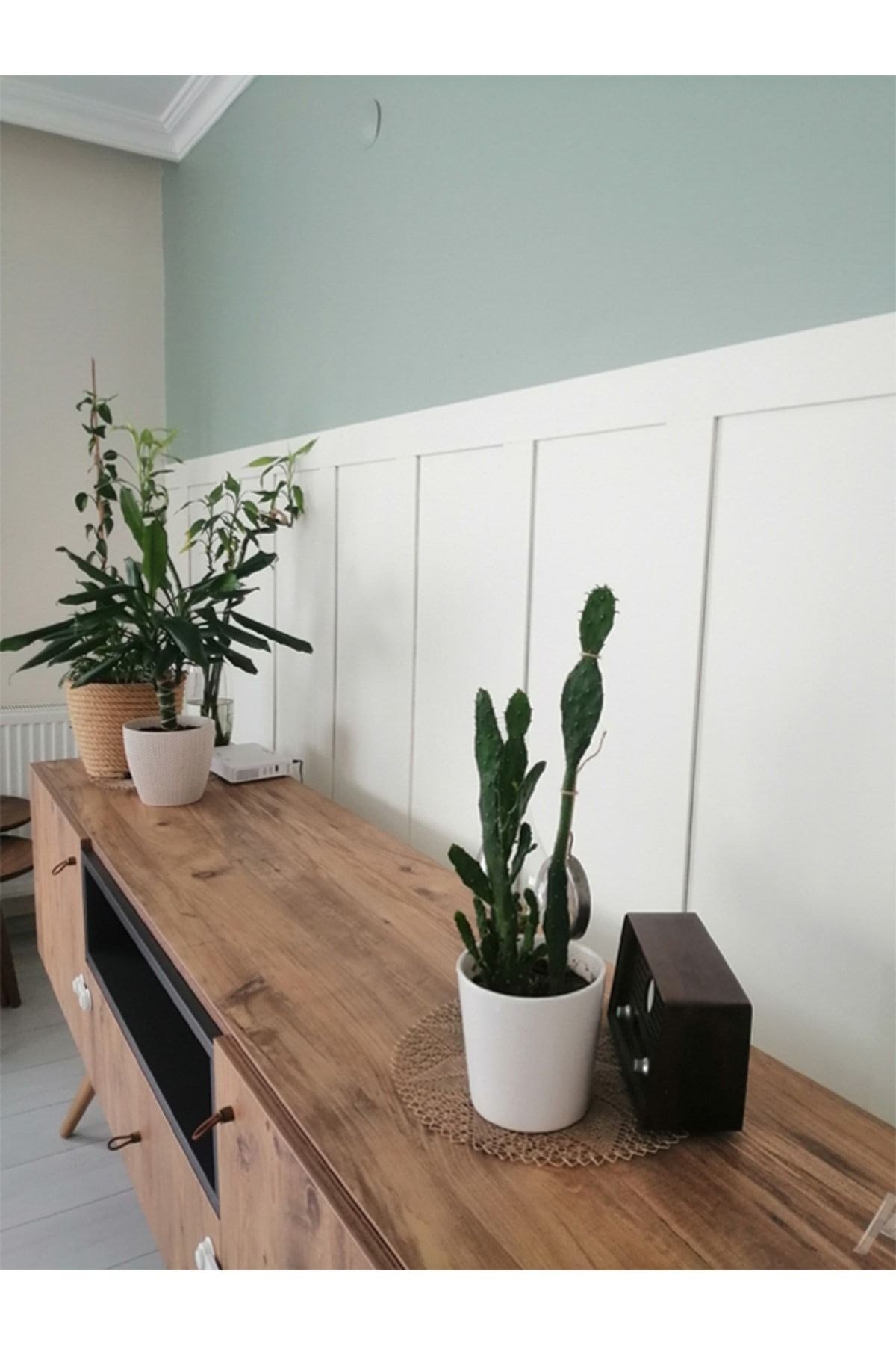 Iskandinav Duvar Çıtası 1 Paket ( 4 Adet )100x8. Dekoratif, Mdf Duvar Çıtası