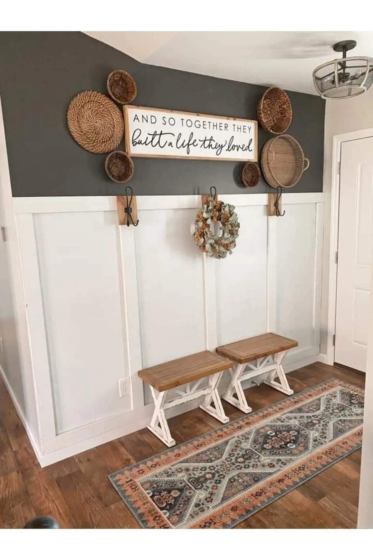 Iskandinav Ev, Oturma Odası, Salon, Ofis, Yatak Odası Duvar Çıtası 1 Paket (5 ADET) 8x100 Cm
