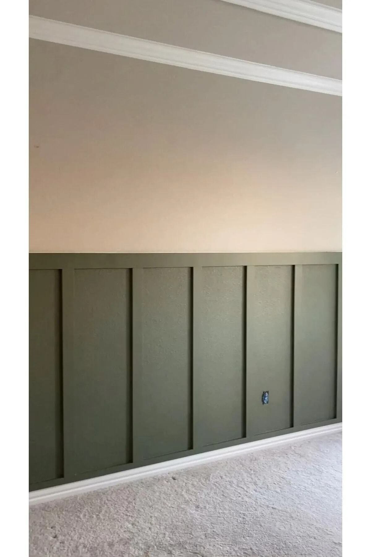 Iskandinav Ev, Oturma Odası, Salon, Ofis, Yatak Odası Duvar Çıtası 1 Paket (5 ADET) 8x100 Cm