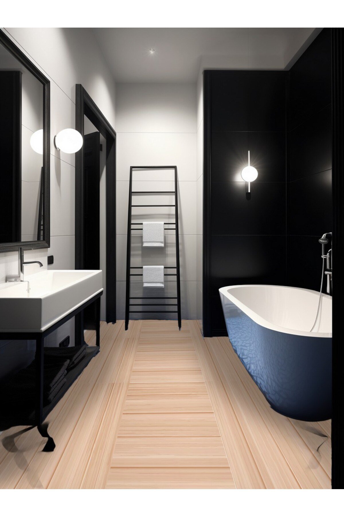 K-24 Kendinden Yapışkanlı FOLYO KARO Suya Dayanıklı Mutfak Banyo Zemin Kaplama 30x30 Cm(4 ADET)