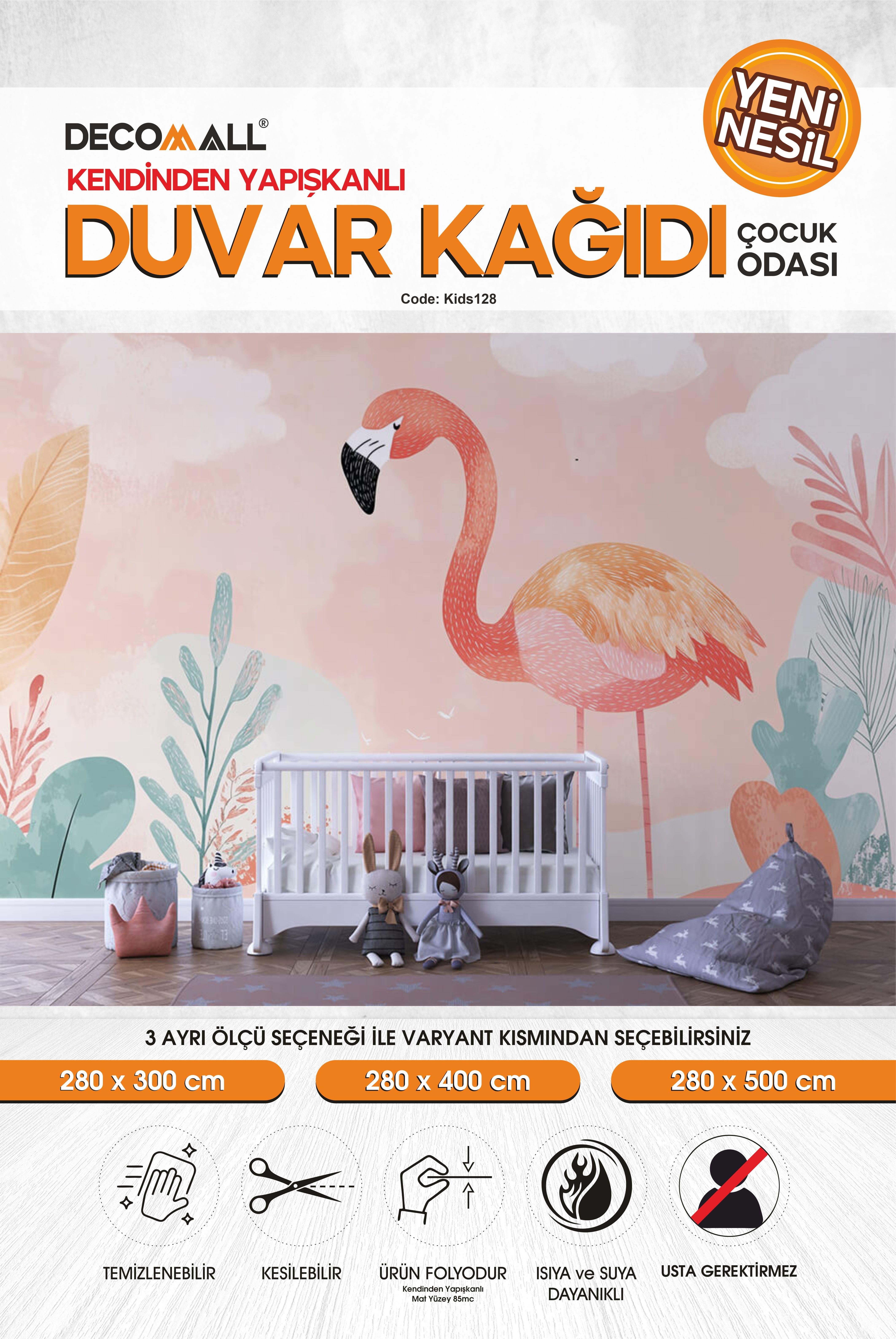 kids128 Yeni Nesil Kendinden Yapışkanlı Çocuk Odası Duvar Kağıdı Duvar Posteri Yapışkanlı 