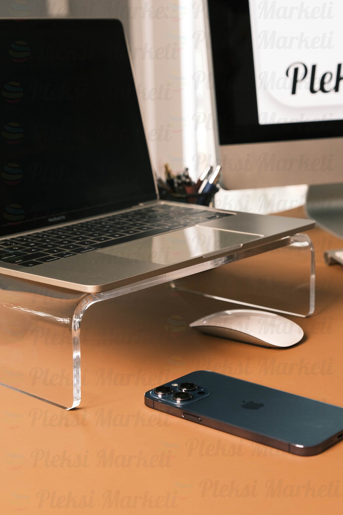 PLEKSİ LAPTOP-MONİTÖR YÜKSELTİCİ