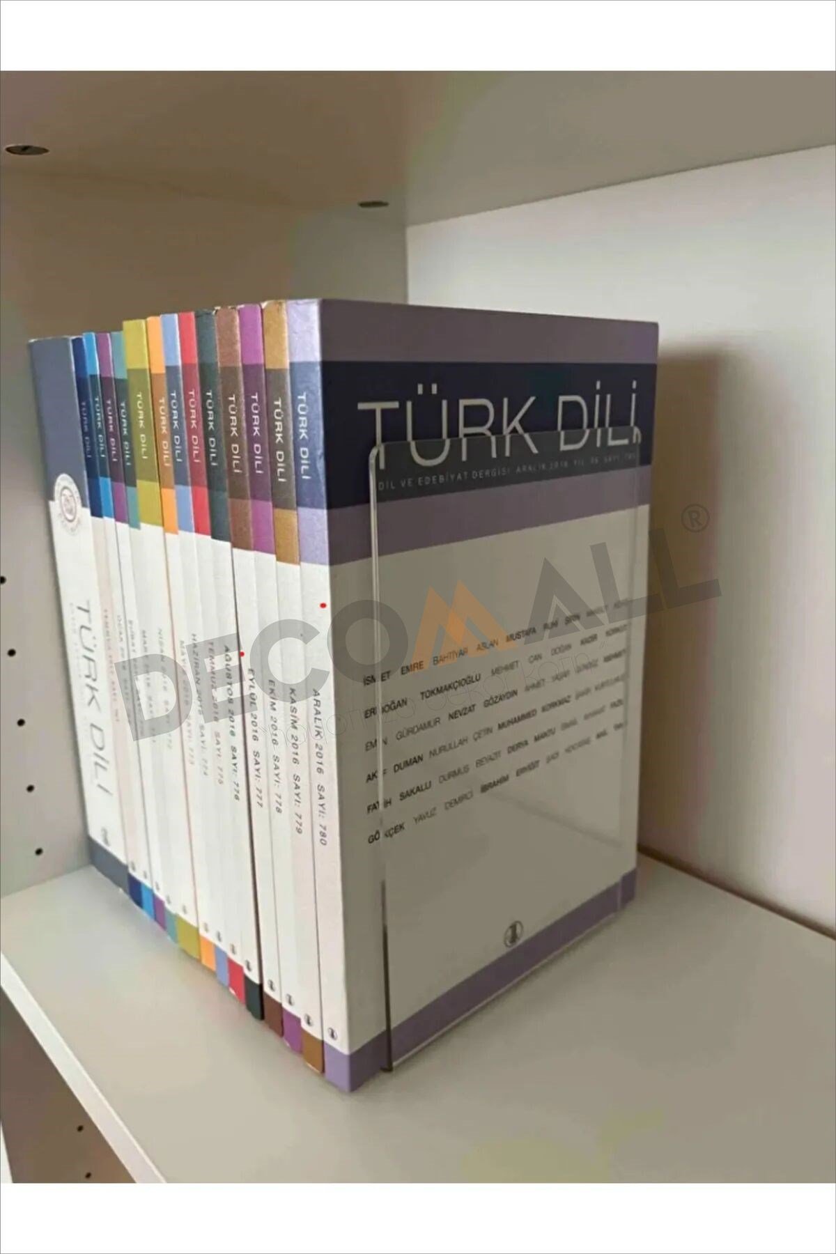 Pleksi Modern Kitap Tutucu Kitap Desteği  Ev Ve Ofis Dekoratif Aksesuar( 2 Li Set)