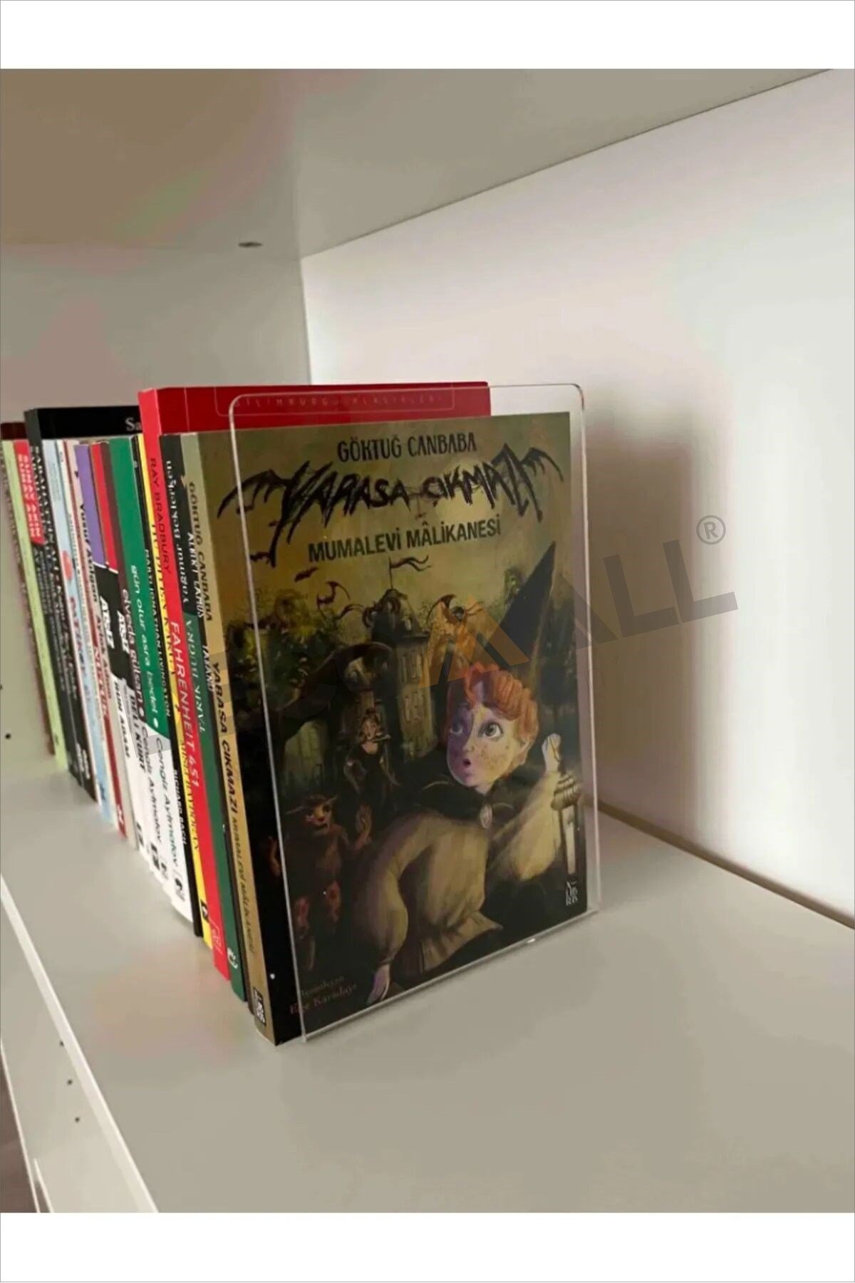 Pleksi Modern Kitap Tutucu Kitap Desteği  Ev Ve Ofis Dekoratif Aksesuar( 2 Li Set)