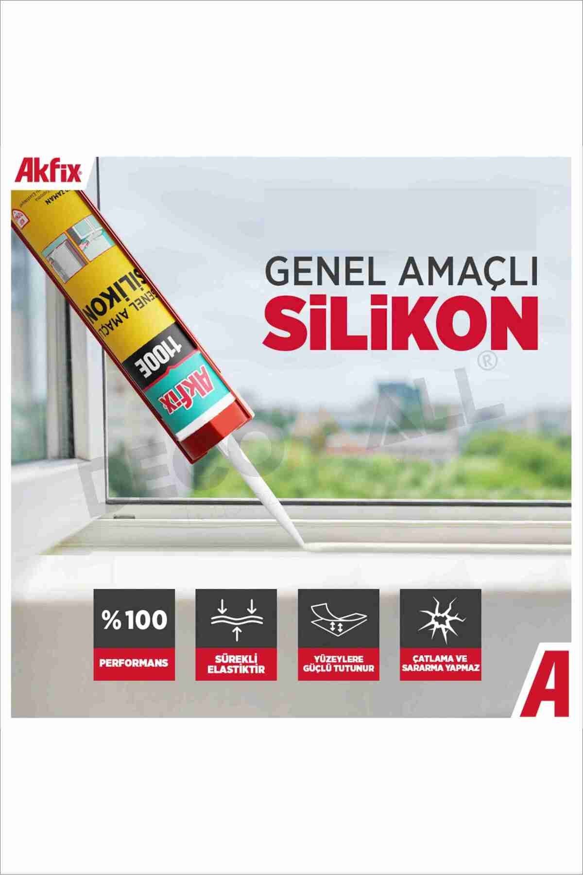 SS Plastik Silikon Tabancası + Şeffaf Slikon 2 si Bir Arada Uygulama Aparatı ve Silikonu