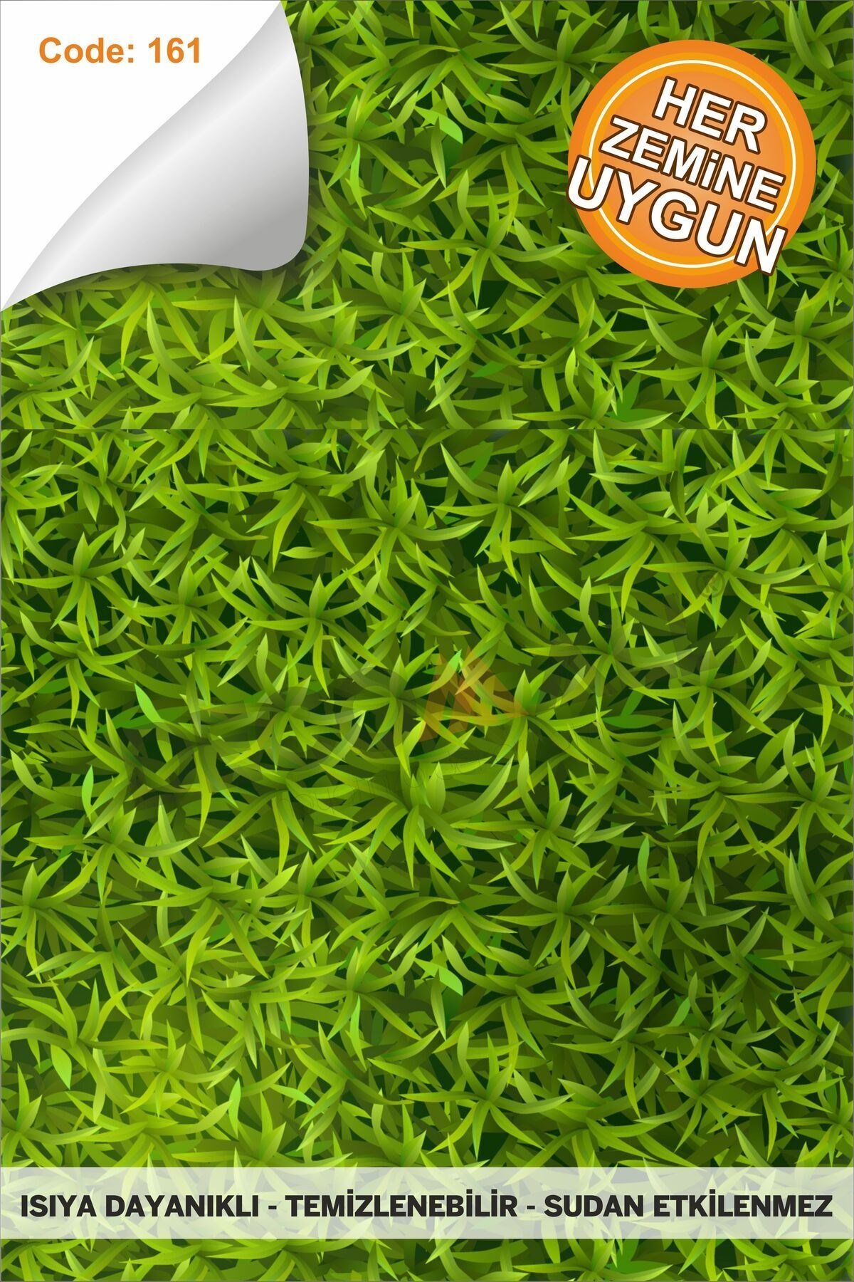 Suya Dayanıklı 100 x 100cm Mutfak Banyo Zemin Mermera Fayans Yapışkanlı Folyo (LAMİNASYONLU)Code161