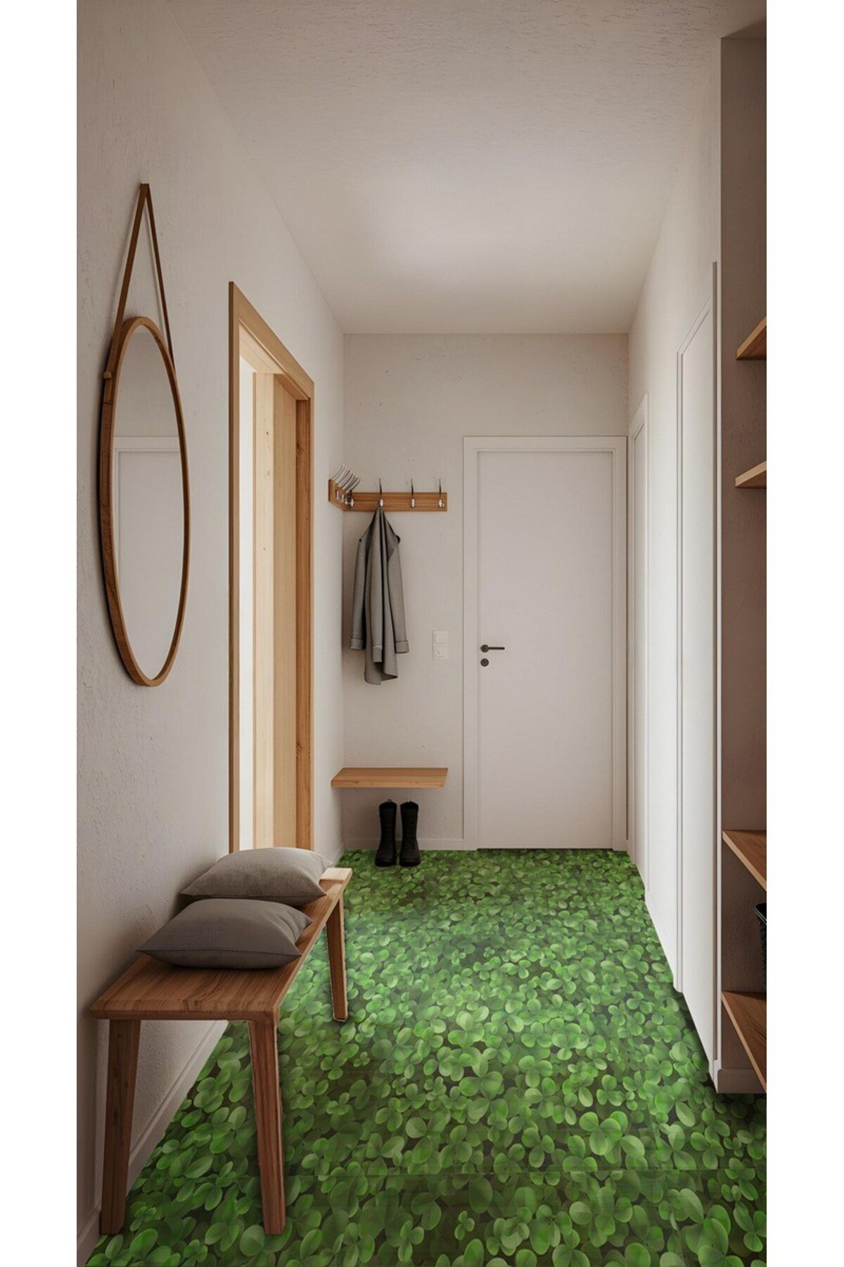 Suya Dayanıklı 100 x 100cm Mutfak Banyo Zemin Mermer Mobilya Fayans Yapışkanlı Folyo Kaplama Code162