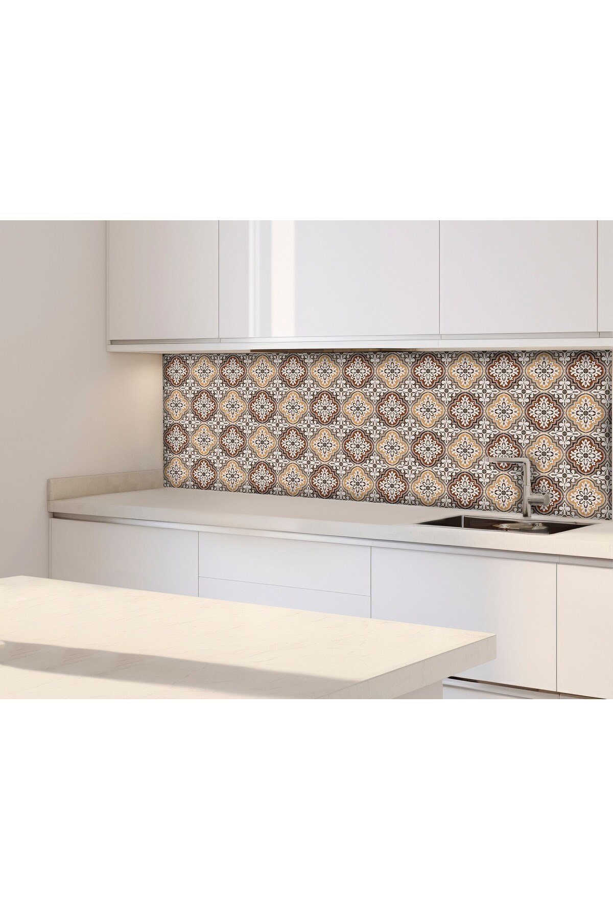Suya Dayanıklı 50X100 CM Mutfak Banyo Zemin Mermer Mobilya Fayans Yapışkanlı Folyo Kaplama CODE 170