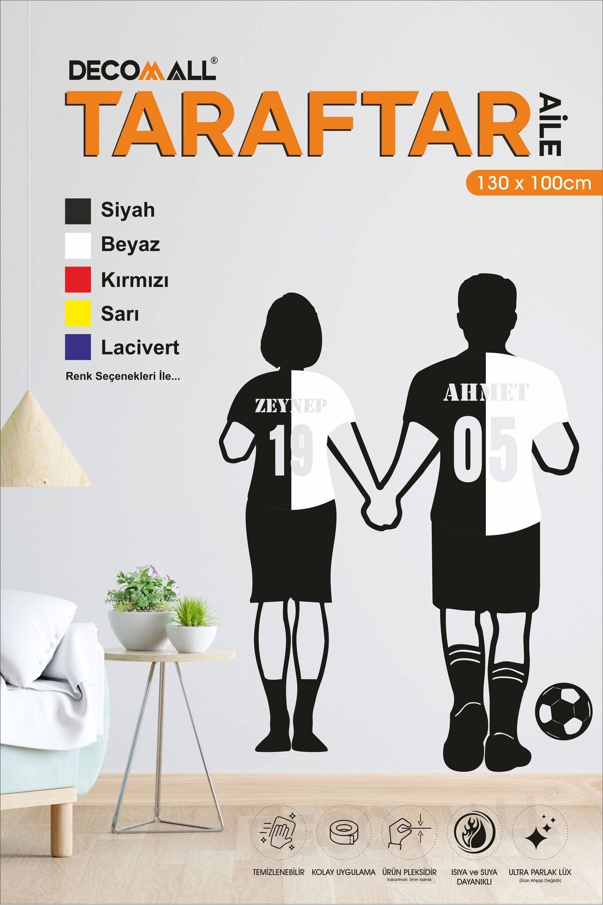 TT16 TARAFTAR AİLE TABLOSU PLEKSİ ULTRA LÜX TAKIM TABLO DEKORASYON TABLO AİLE