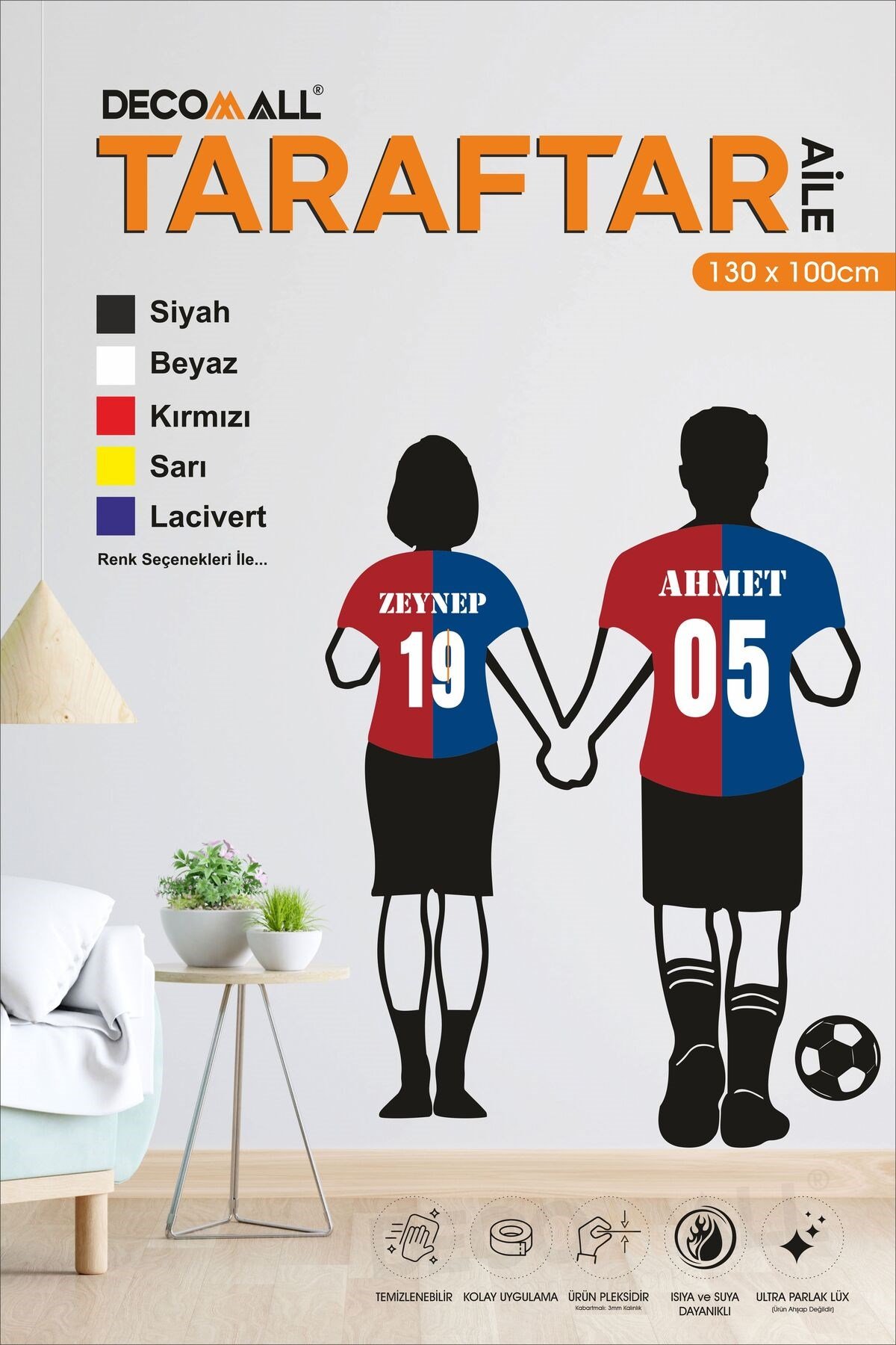 TT16 TARAFTAR AİLE TABLOSU PLEKSİ ULTRA LÜX TAKIM TABLO DEKORASYON TABLO AİLE