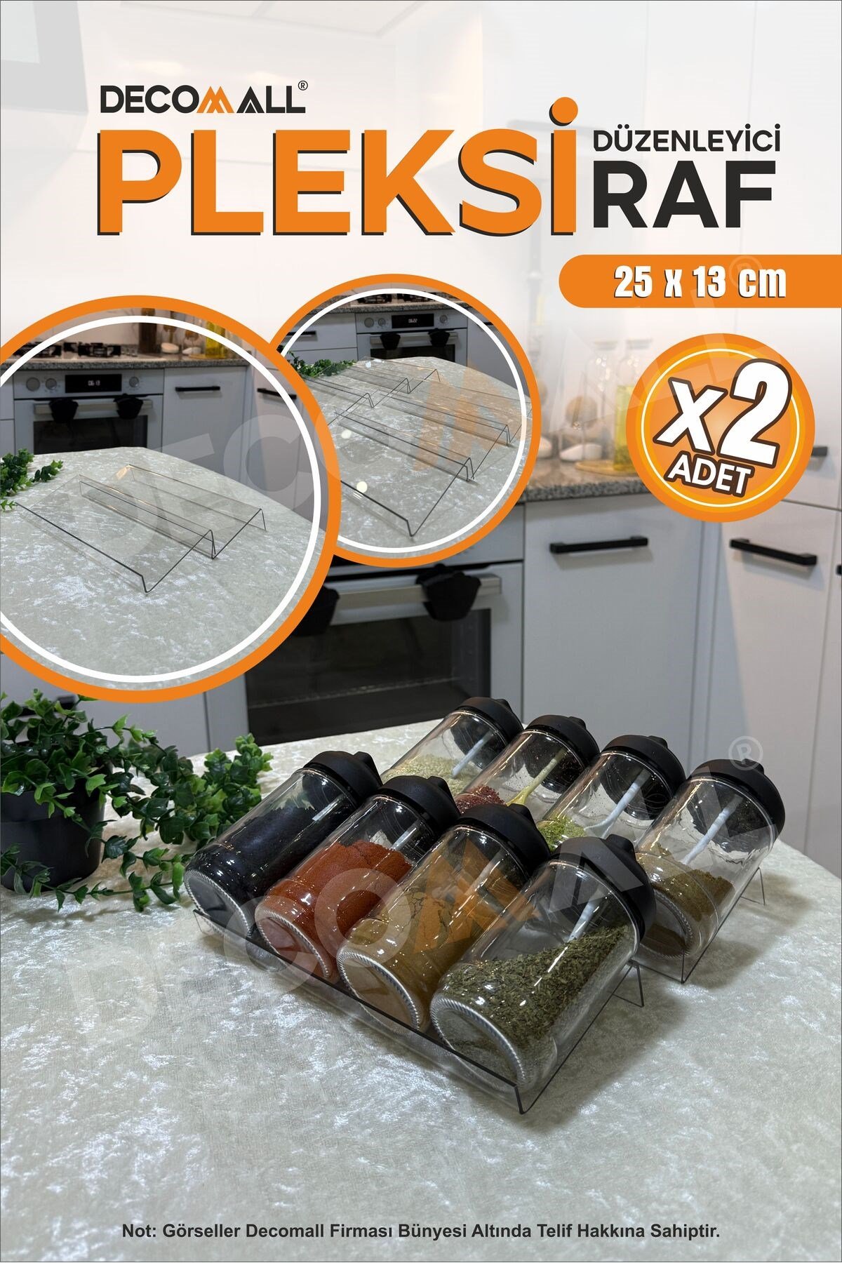 Ürünü 2‘li Pleksi Çekmece Içi Düzenleyici