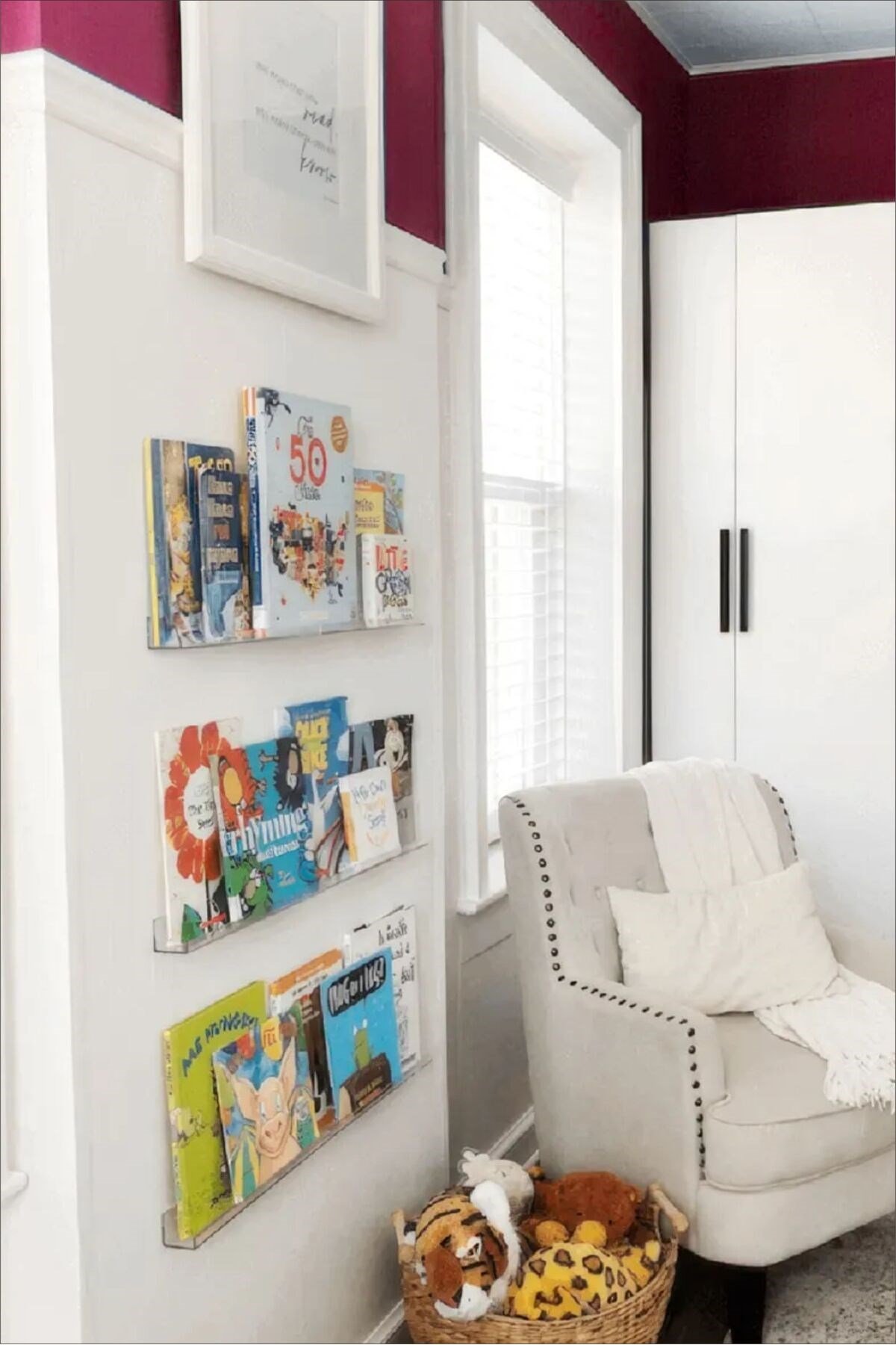 x3 Adet 50 x 5 cm Kitaplık Duvar Rafı Kitap Rafı Pleksi Hayalet Raf Duvar Düzenleyici