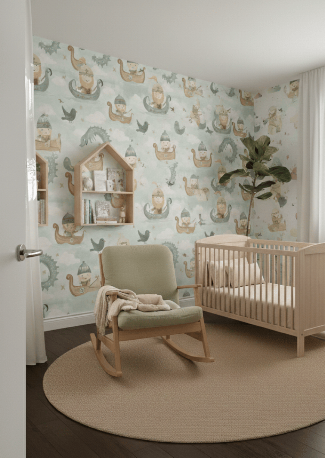 Yeni Nesil Kendinden Yapışkanlı Çocuk Odası Duvar Kağıdı Duvar Posteri Yapışkanlı kids 145
