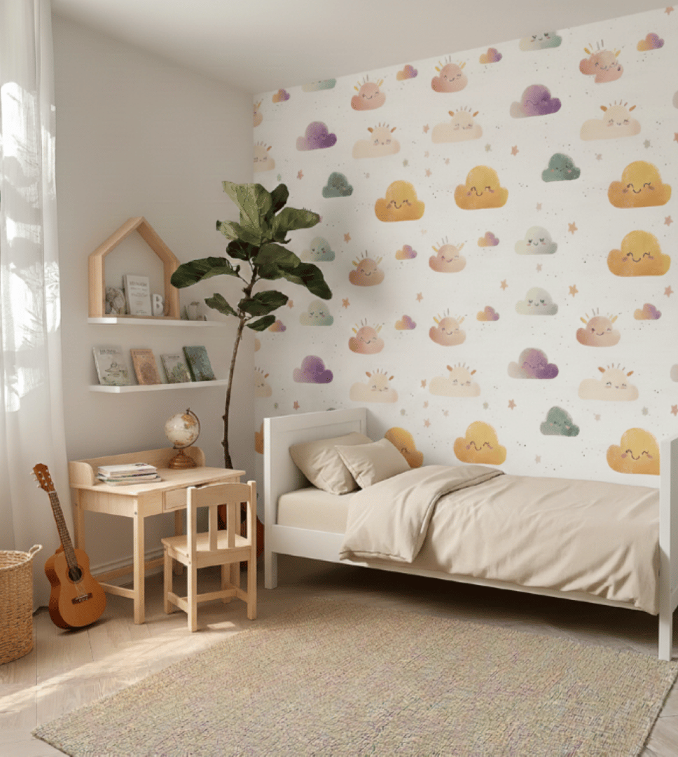 Yeni Nesil Kendinden Yapışkanlı Çocuk Odası Duvar Kağıdı Duvar Posteri Yapışkanlı kids 144
