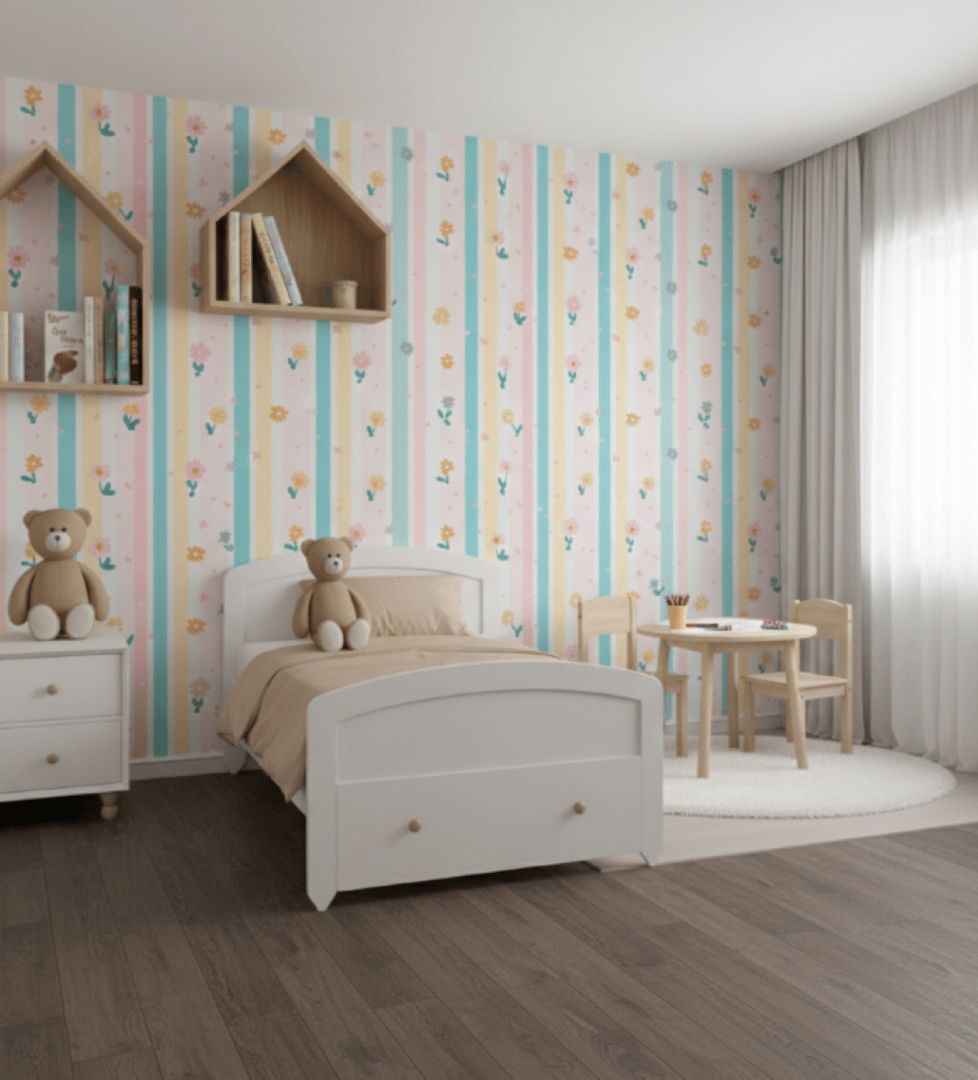 Yeni Nesil Kendinden Yapışkanlı Çocuk Odası Duvar Kağıdı Duvar Posteri Yapışkanlı kids 142